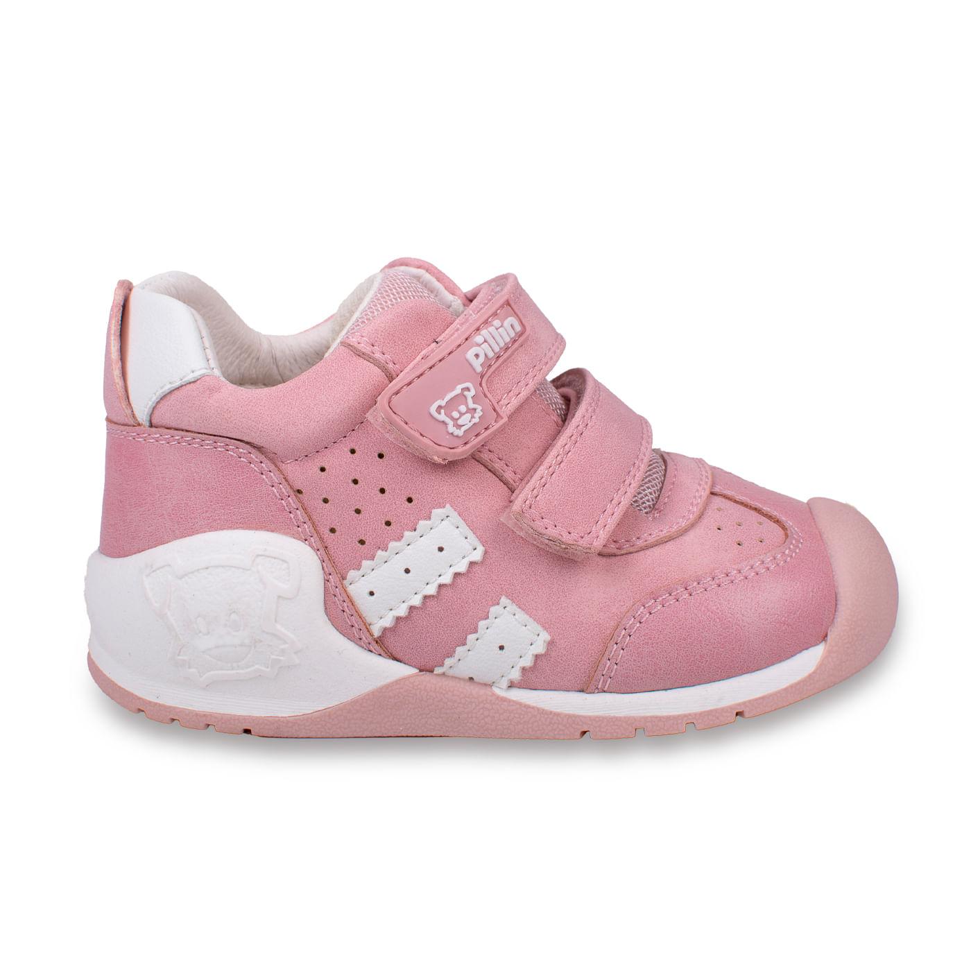 ZAPATO CLÁSICO BEBÉ NIÑA ROSADO TALLA 23 - 2