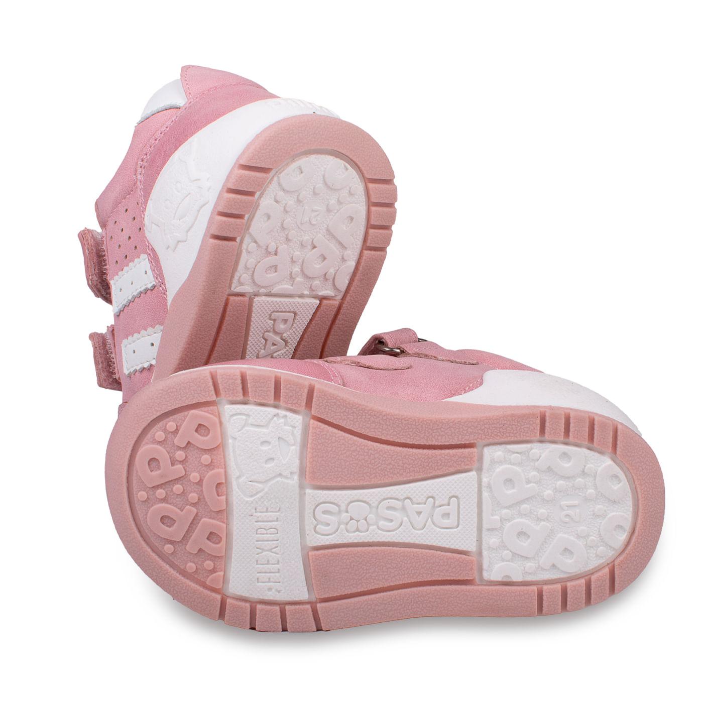 ZAPATO CLÁSICO BEBÉ NIÑA ROSADO TALLA 23 - 4