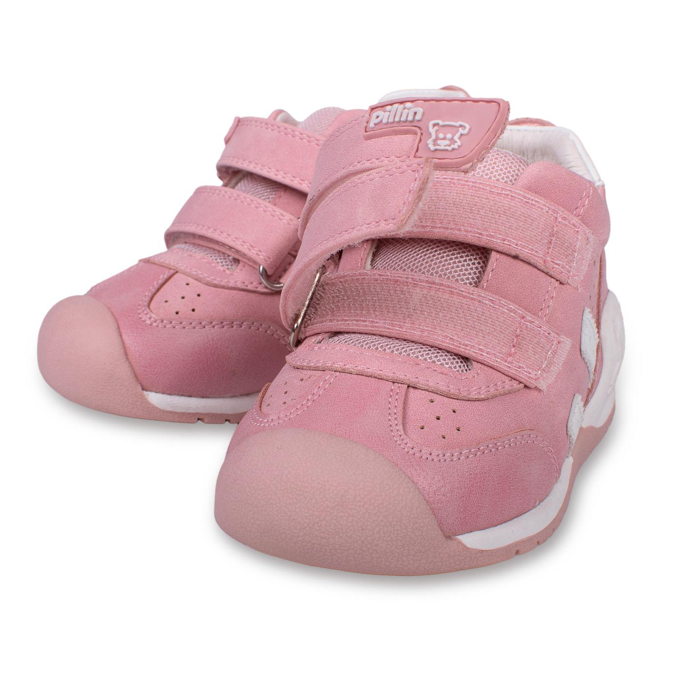 ZAPATO CLÁSICO BEBÉ NIÑA ROSADO TALLA 23 - 5