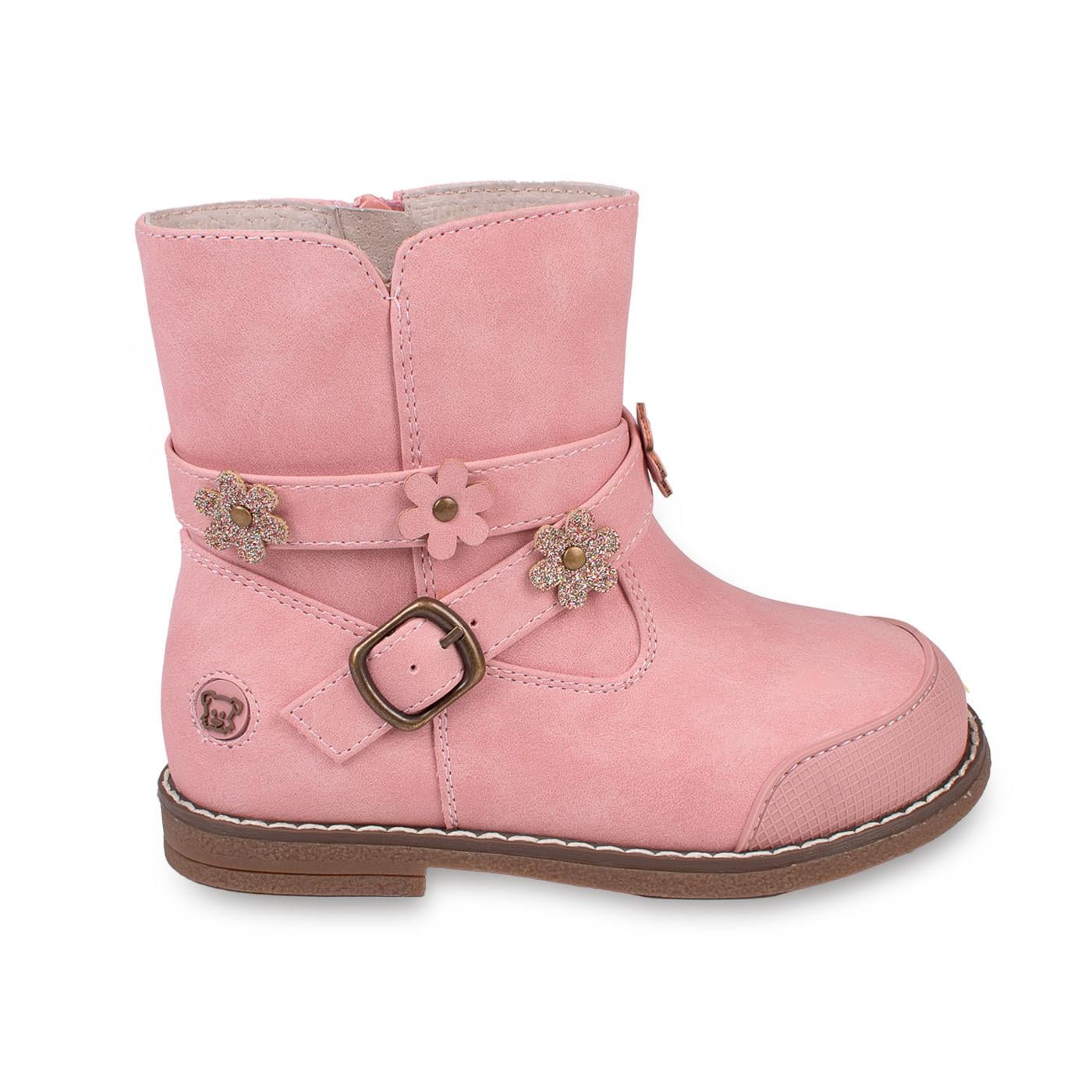 BOTA BEBÉ NIÑA ROSADO TALLA 25 - 2