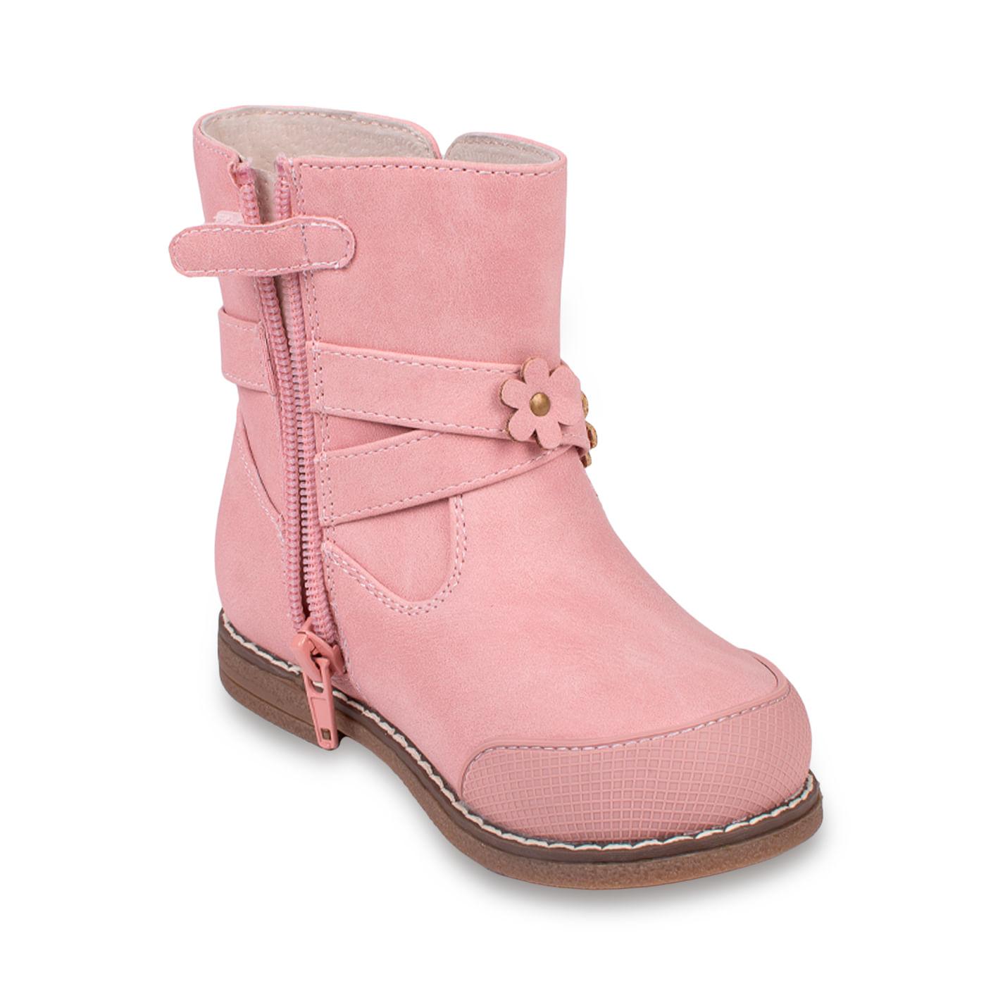 BOTA BEBÉ NIÑA ROSADO TALLA 25 - 5