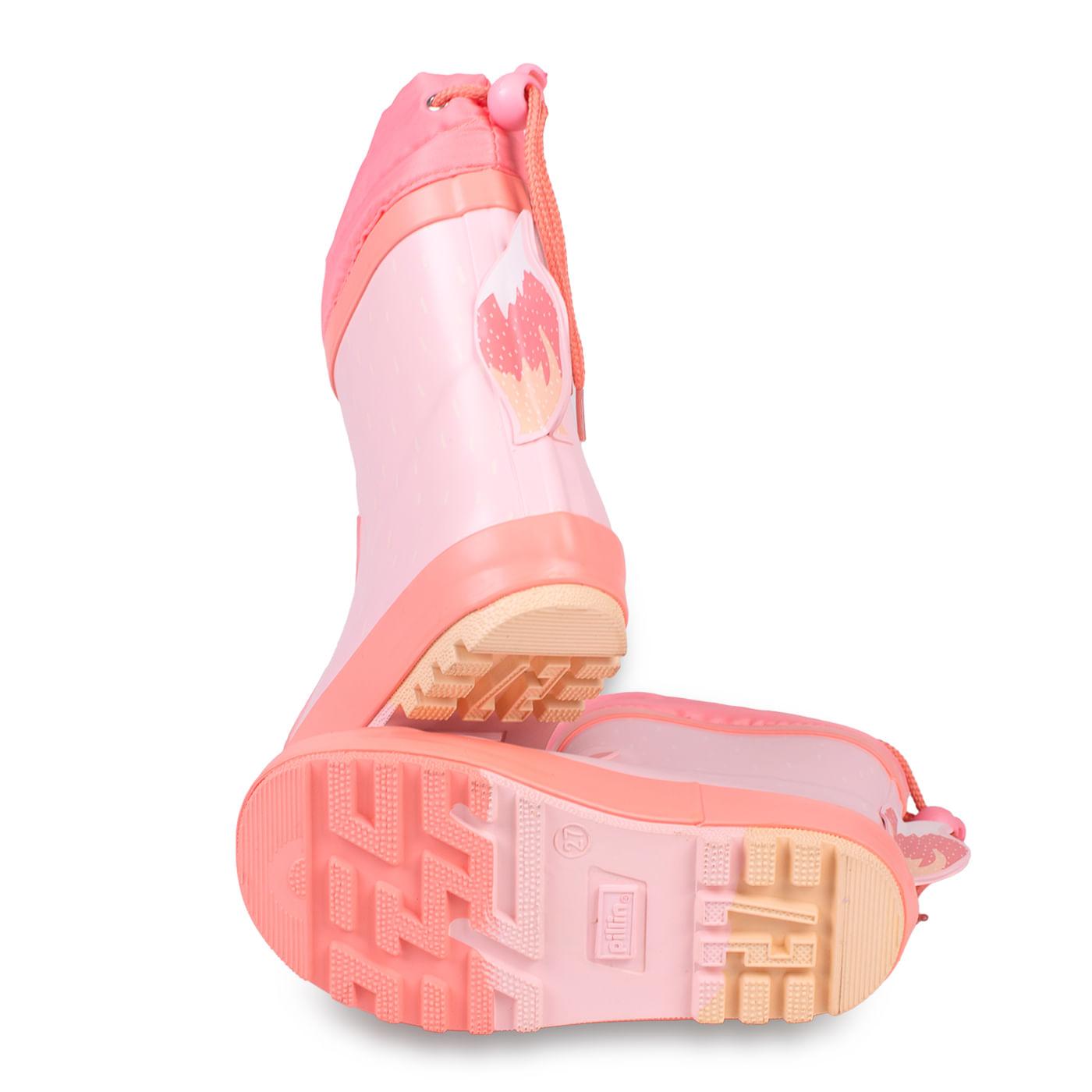 BOTA AGUA BEBÉ NIÑA ROSADO TALLA 21 - 4