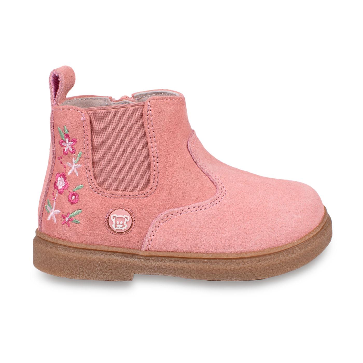 BOTÍN BEBÉ NIÑA ROSADO TALLA 25 - 2