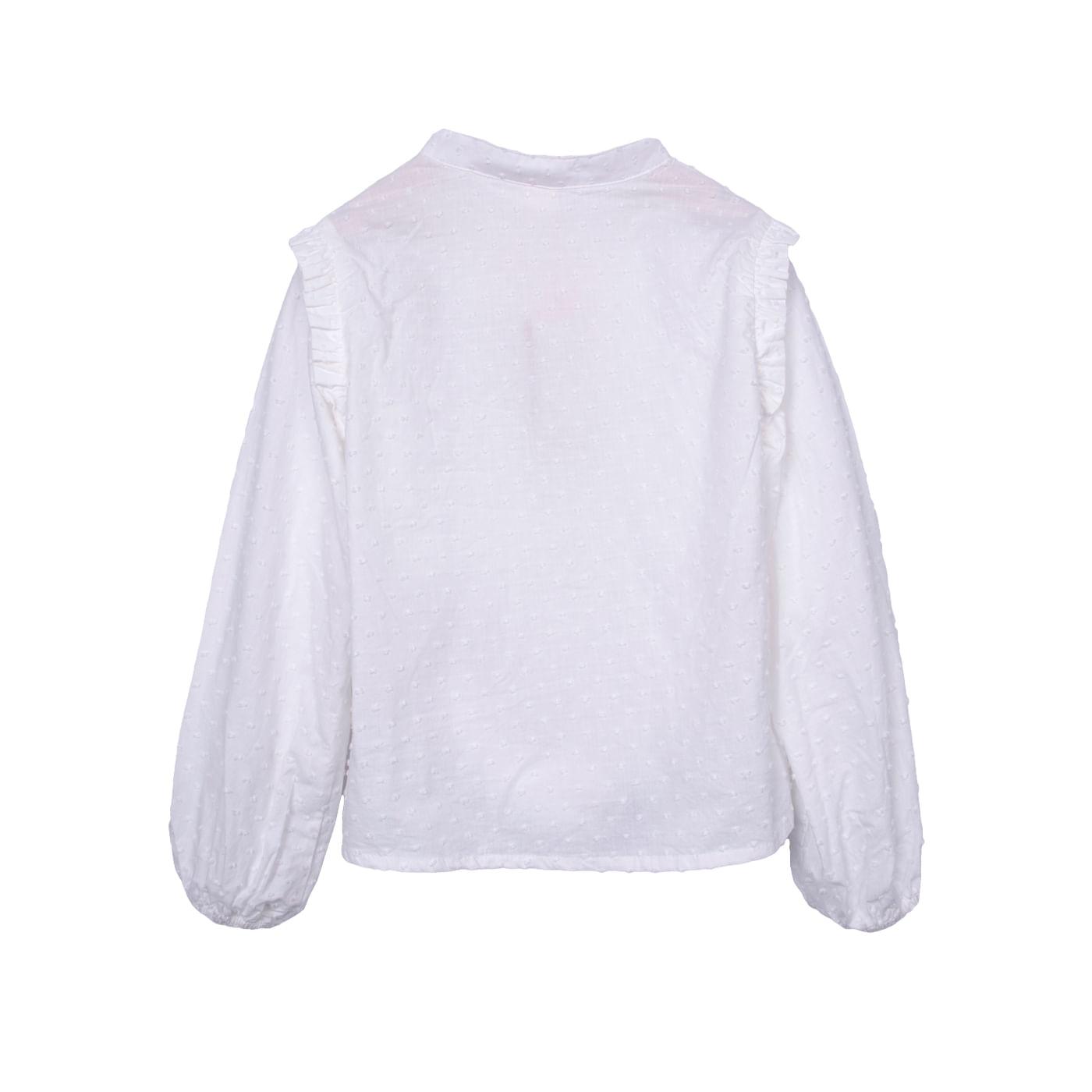 BLUSA NIÑA TALLA 3 COLOR BLANCO - 2
