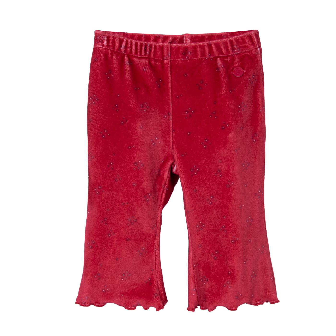 LEGGING BEBÉ NIÑA TALLA 4 COLOR ROJO - 1