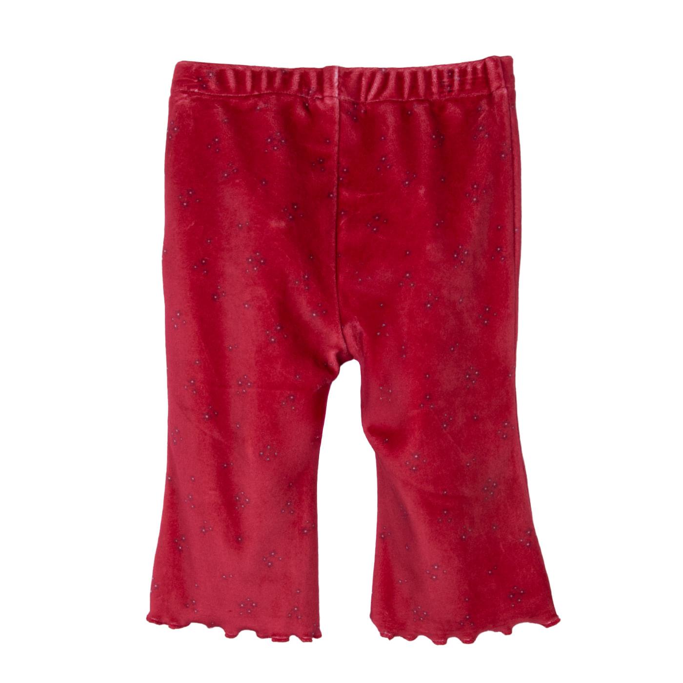 LEGGING BEBÉ NIÑA TALLA 4 COLOR ROJO - 2