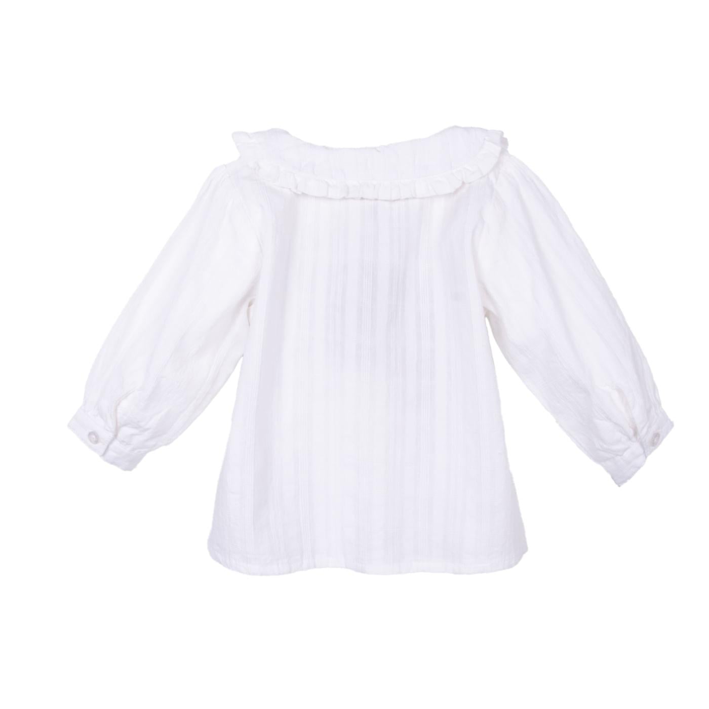 BLUSA BEBÉ NIÑA TALLA 4 COLOR BLANCO - 2