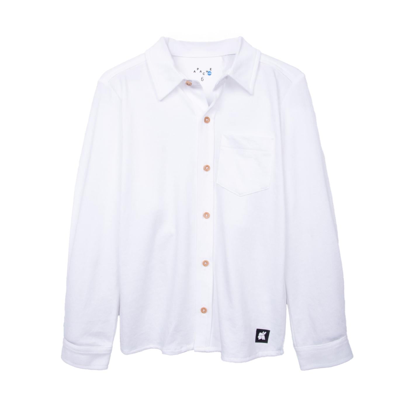 CAMISA NIÑO TALLA 4 COLOR BLANCO - 1