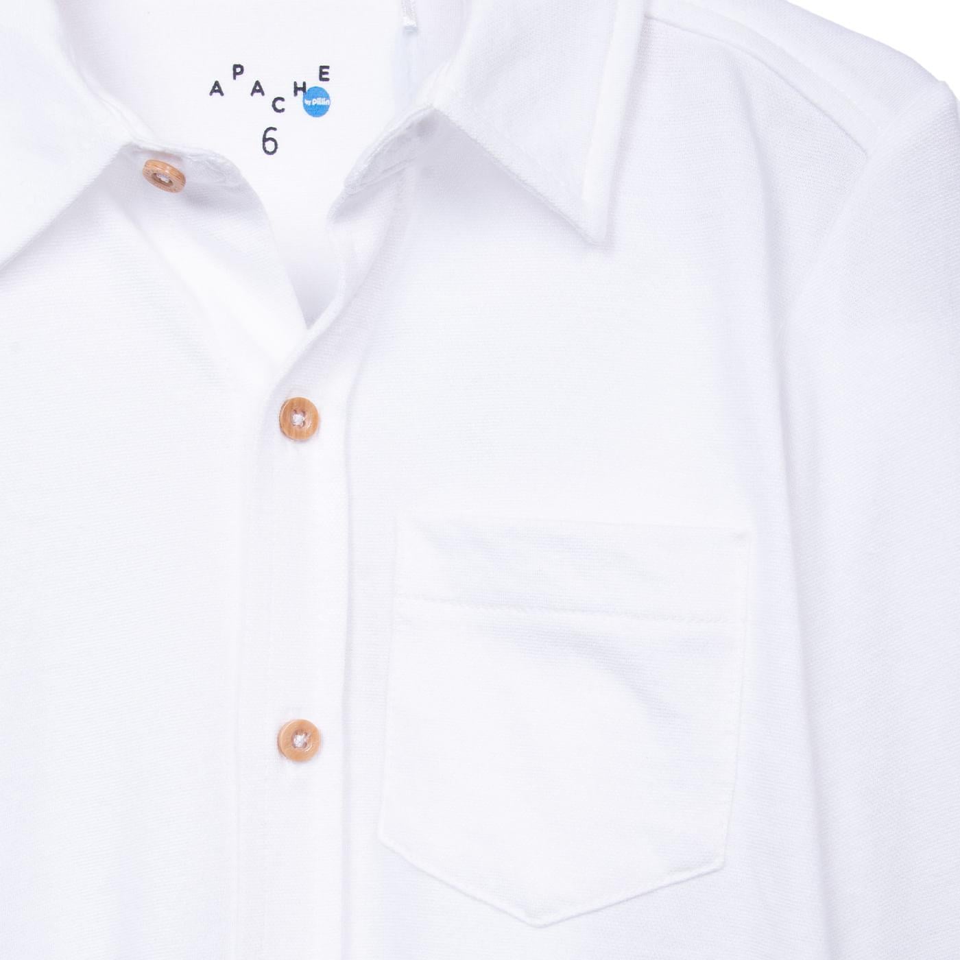 CAMISA NIÑO TALLA 4 COLOR BLANCO - 3