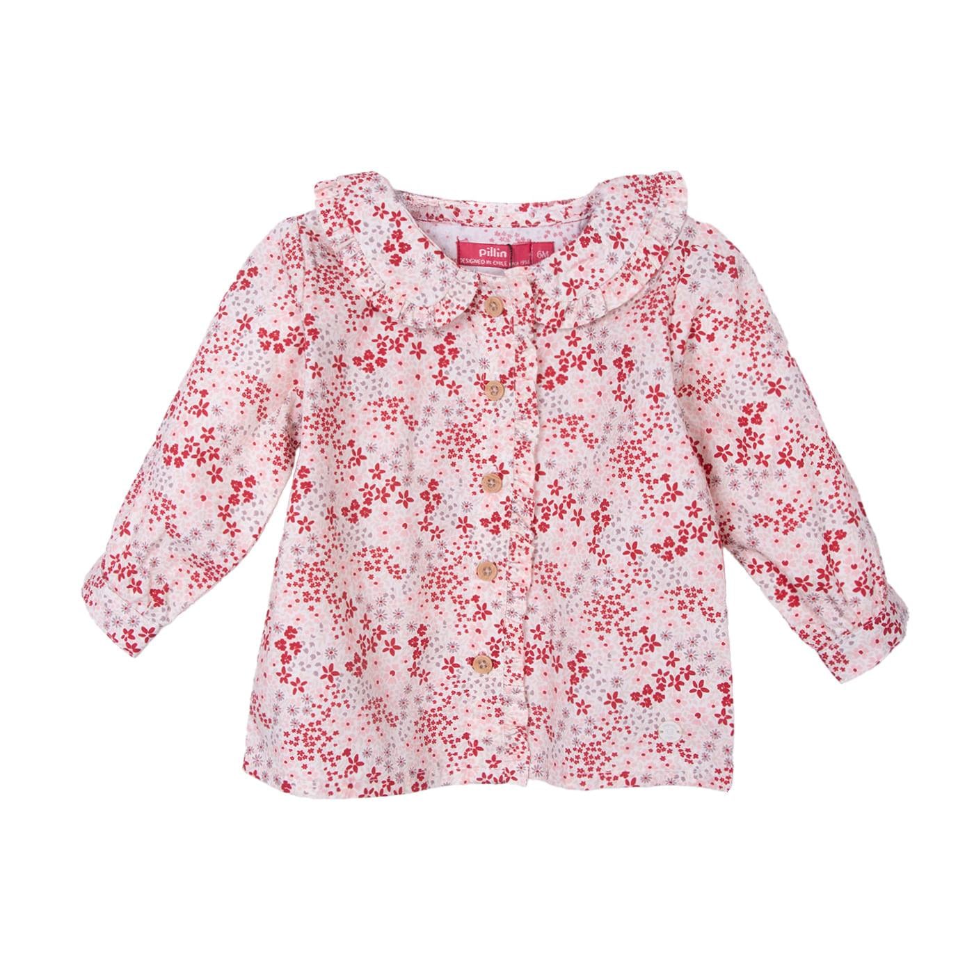 BLUSA BEBÉ NIÑA TALLA 24M COLOR ROJO - 1
