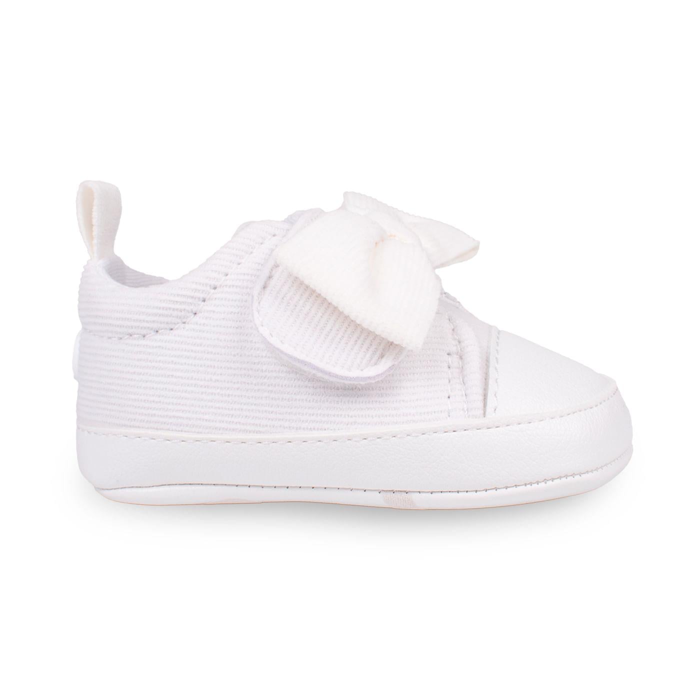ZAPATILLAS RECIÉN NACIDO NIÑA TALLA 3-6M COLOR BLANCO - 2