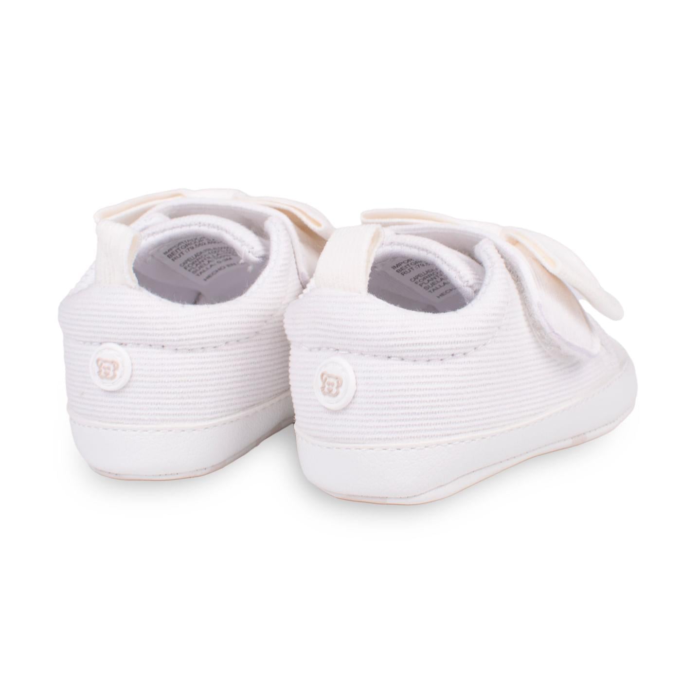 ZAPATILLAS RECIÉN NACIDO NIÑA TALLA 3-6M COLOR BLANCO - 3