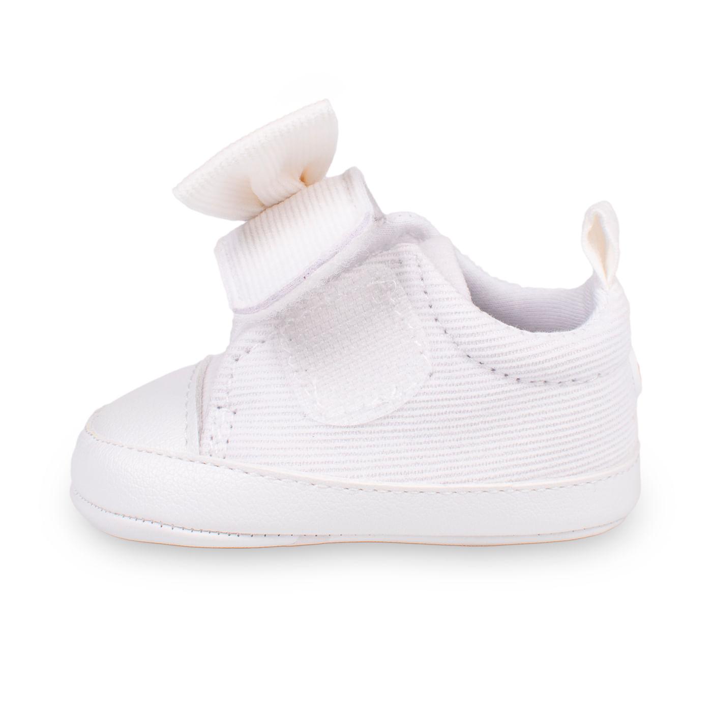 ZAPATILLAS RECIÉN NACIDO NIÑA TALLA 3-6M COLOR BLANCO - 5