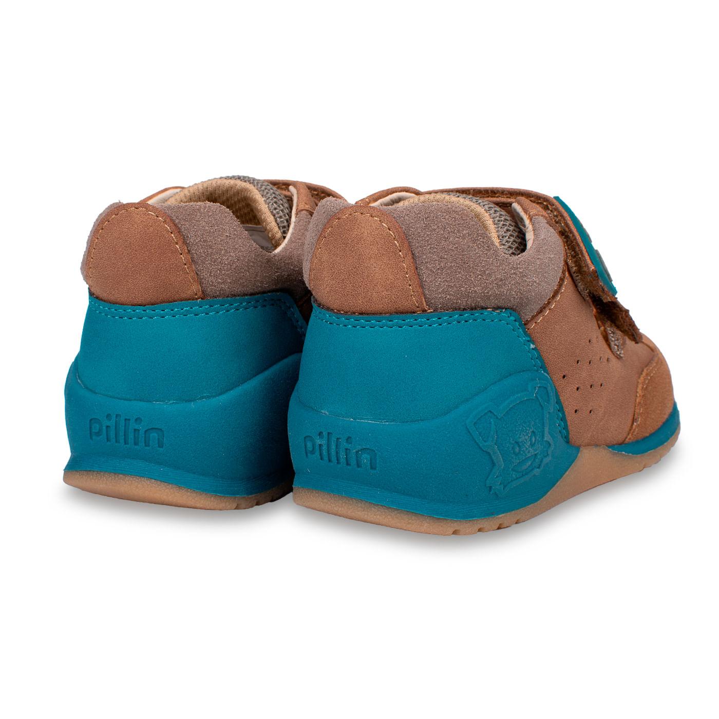 ZAPATO CLÁSICO BEBE NIÑO TALLA 19 COLOR CAFÉ - 3