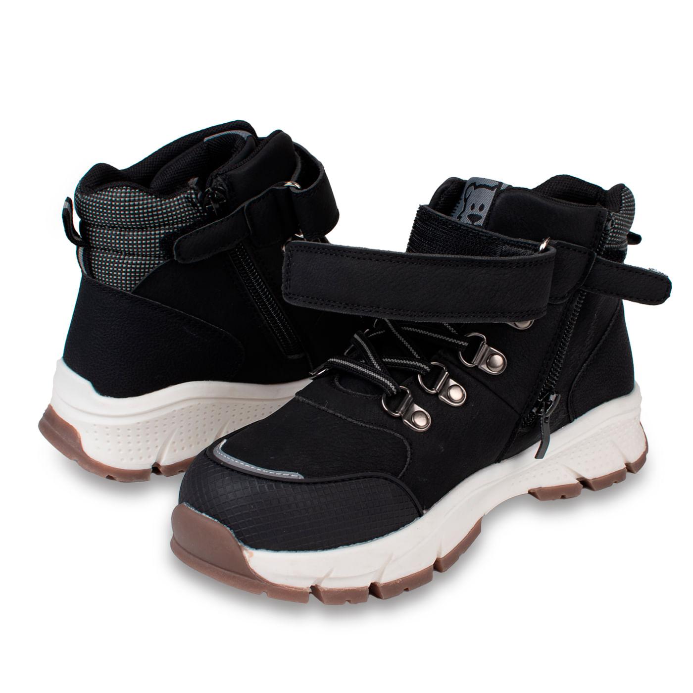 BOTÍN NIÑO TALLA 34 COLOR NEGRO - 5