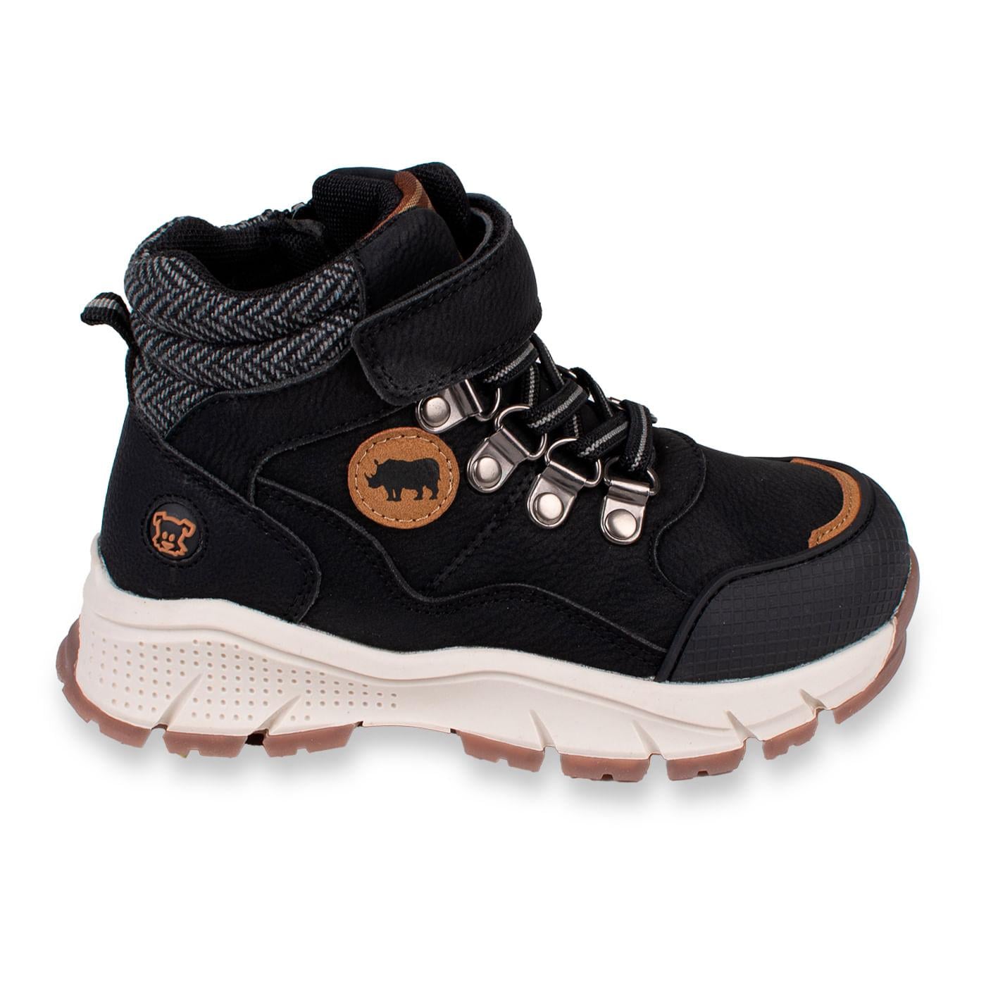 BOTÍN BEBE NIÑO TALLA 23 COLOR NEGRO - 2