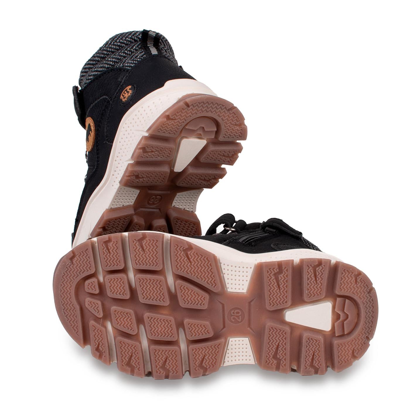 BOTÍN BEBE NIÑO TALLA 23 COLOR NEGRO - 4