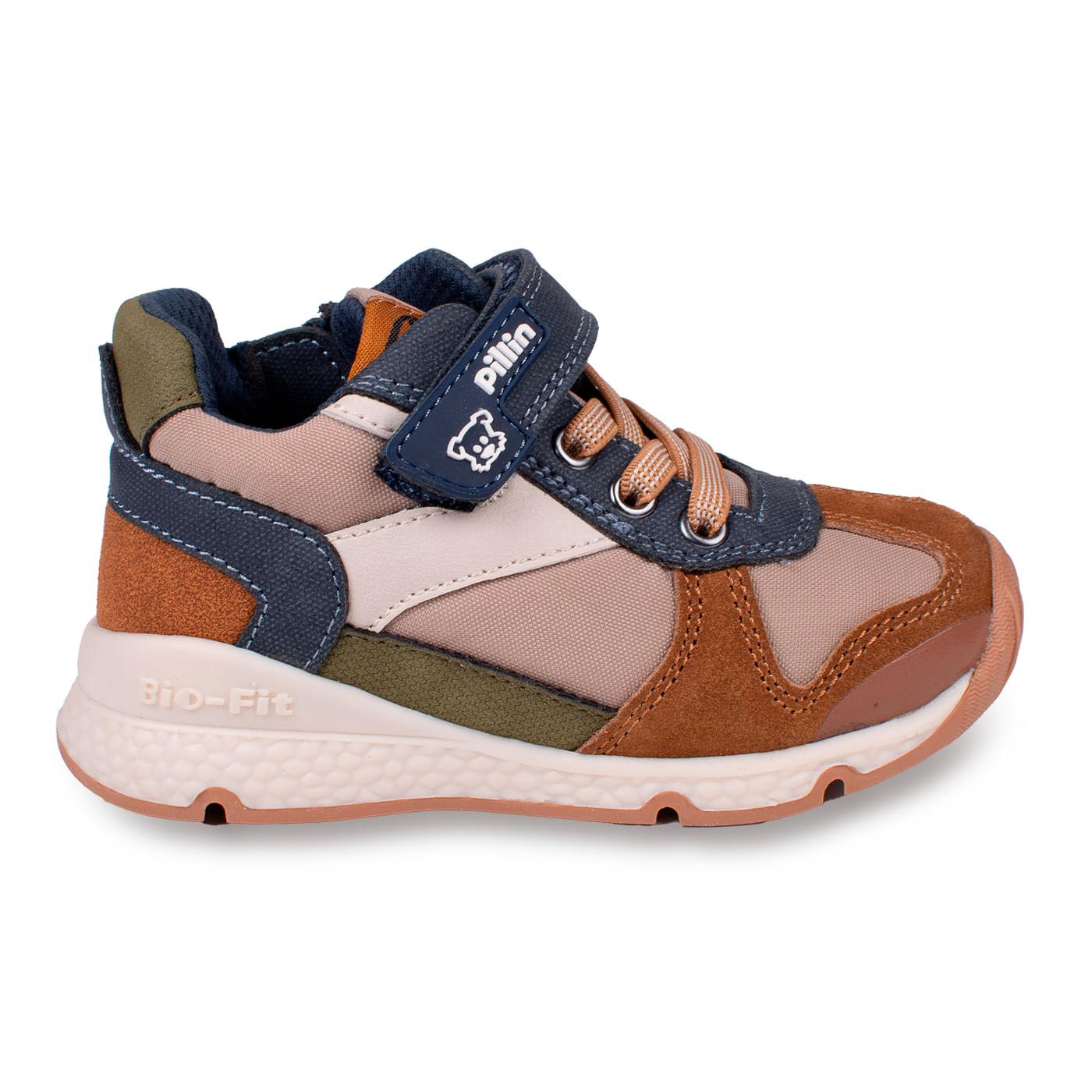 ZAPATILLAS BEBE NIÑO TALLA 20 COLOR CAFÉ - 2