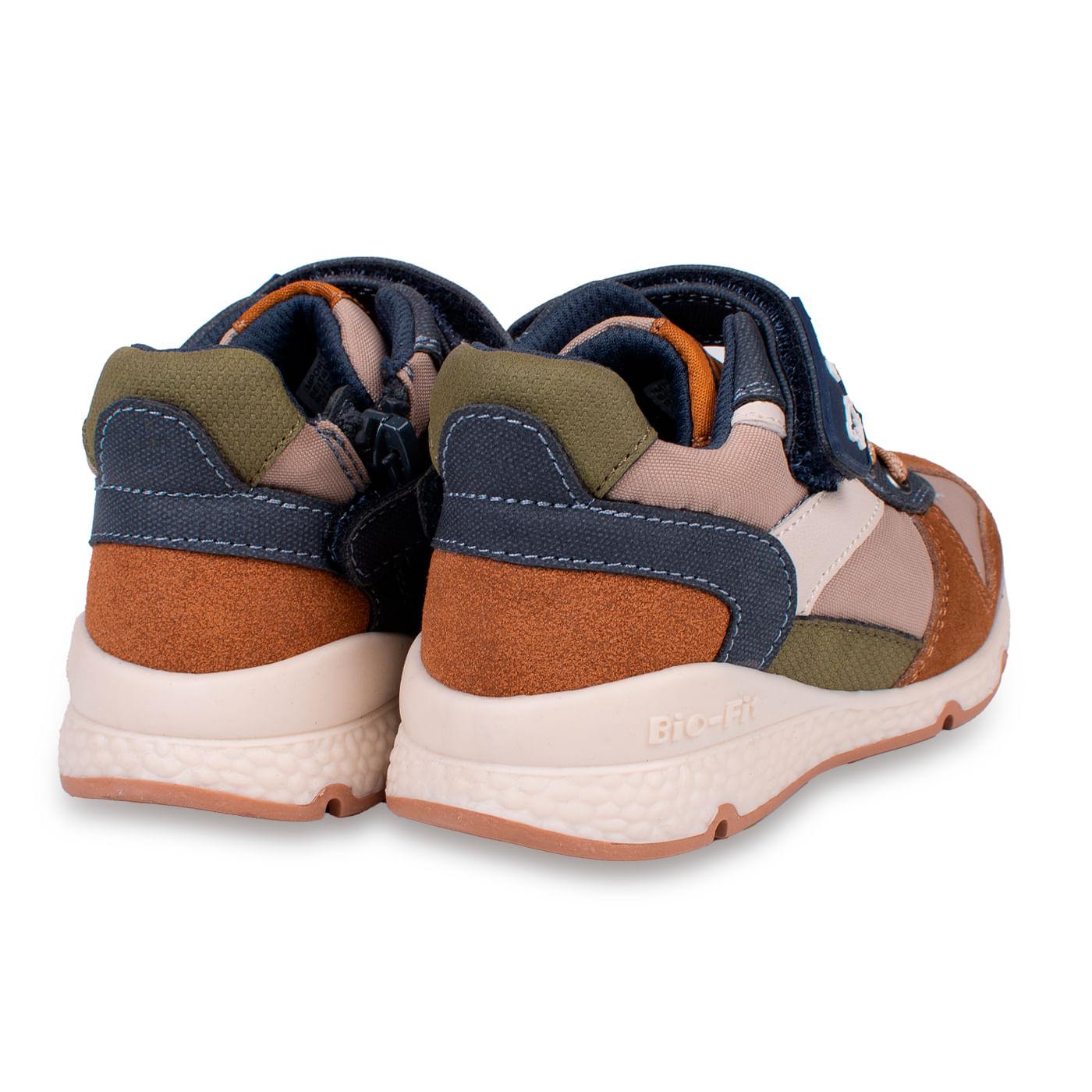 ZAPATILLAS BEBE NIÑO TALLA 20 COLOR CAFÉ - 3