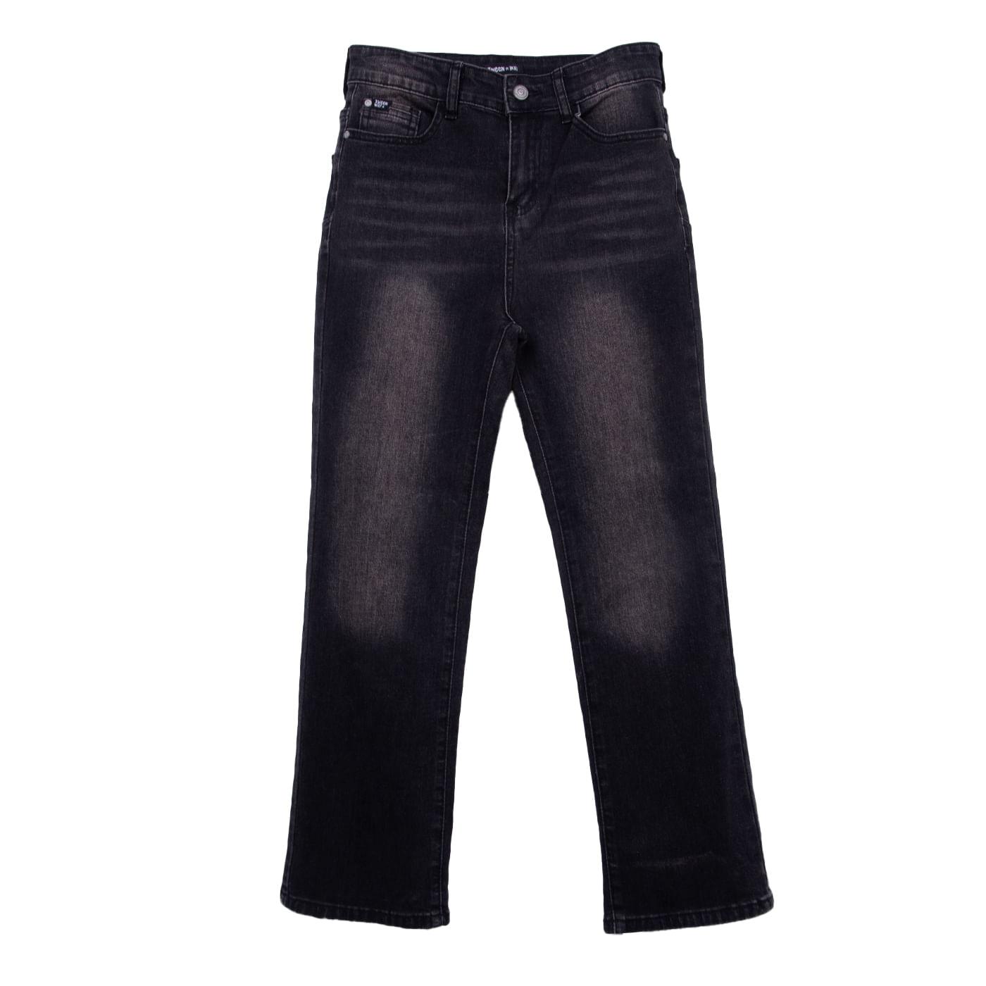 JEANS NIÑO TALLA 8 COLOR NEGRO - 1