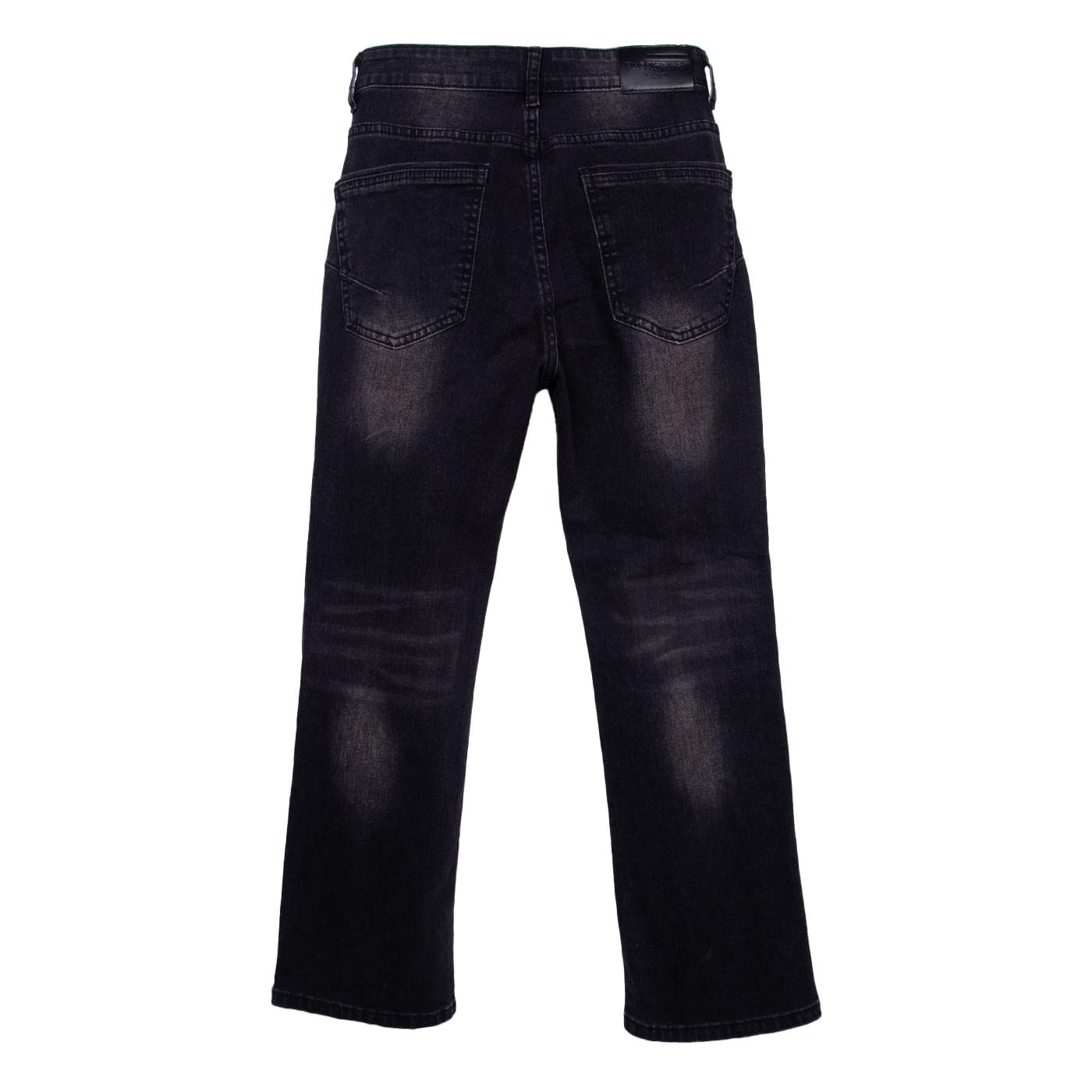 JEANS NIÑO TALLA 8 COLOR NEGRO - 2
