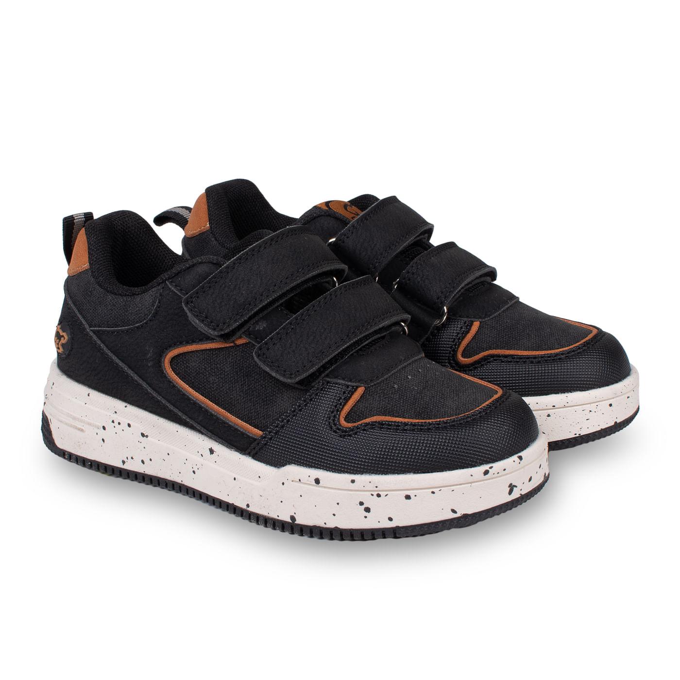 ZAPATILLAS NIÑO TALLA 35 COLOR NEGRO - 1