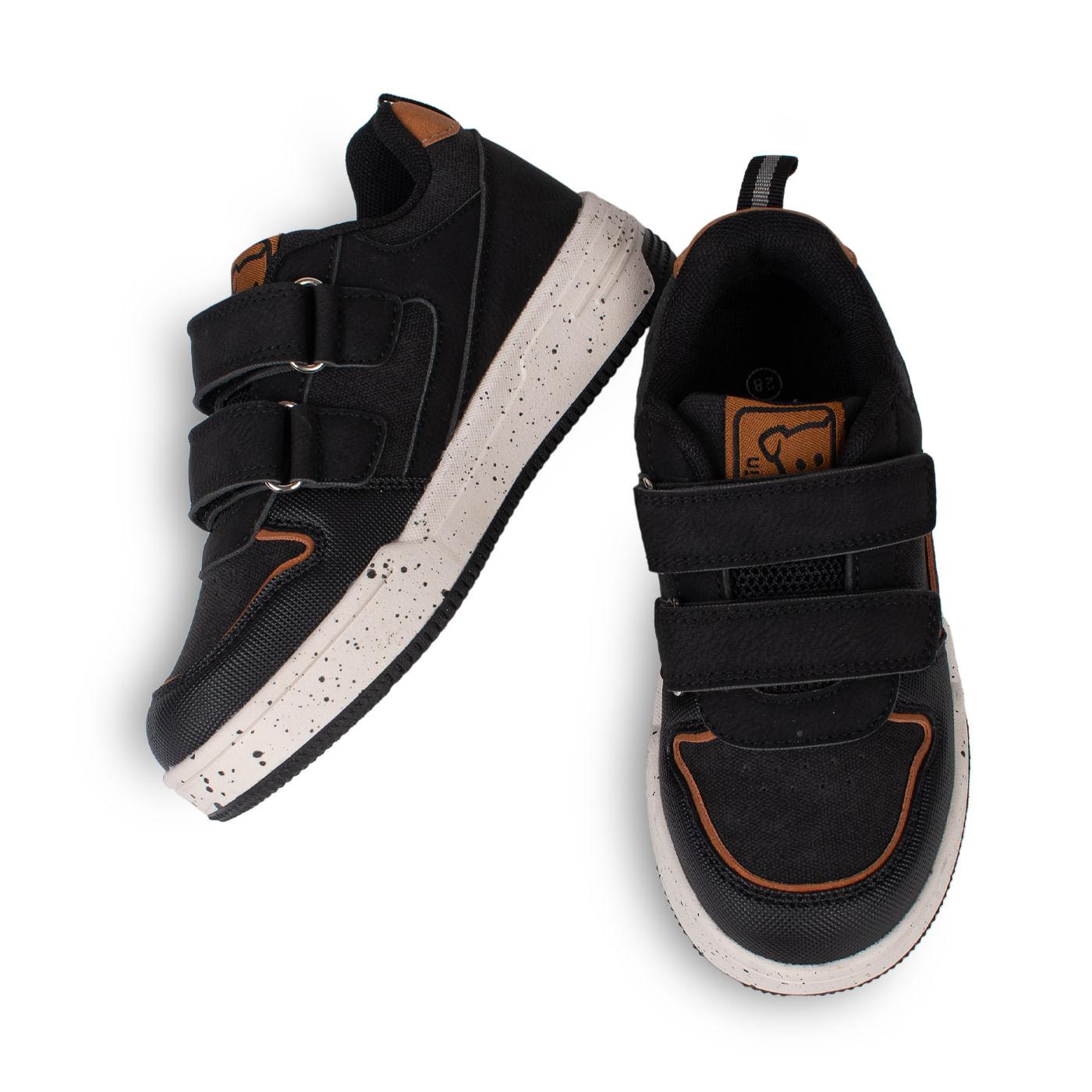 ZAPATILLAS NIÑO TALLA 35 COLOR NEGRO - 5