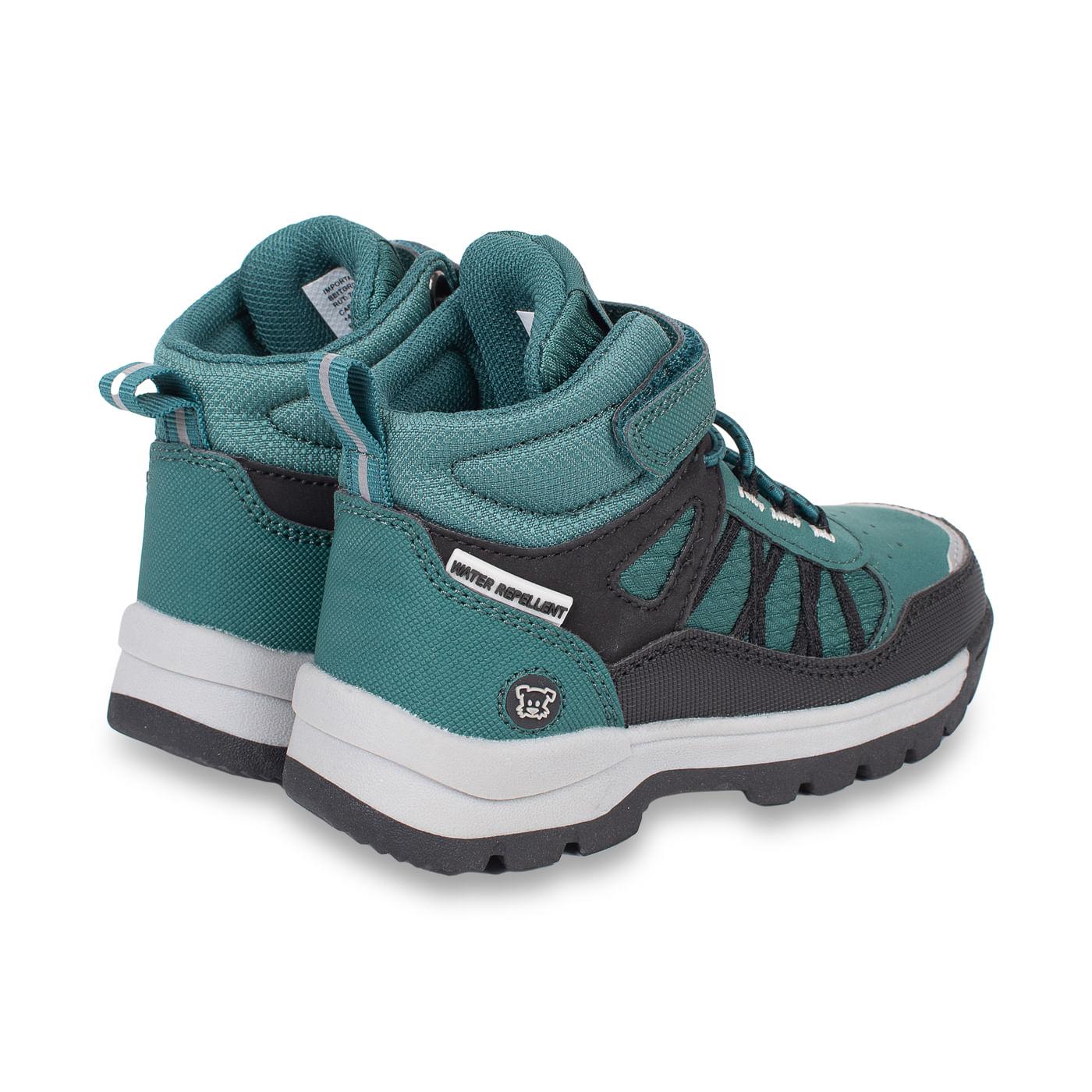 BOTÍN BEBE NIÑO COLOR PETROLEO (PZD605-26PET) - VERDE - 23 - 3