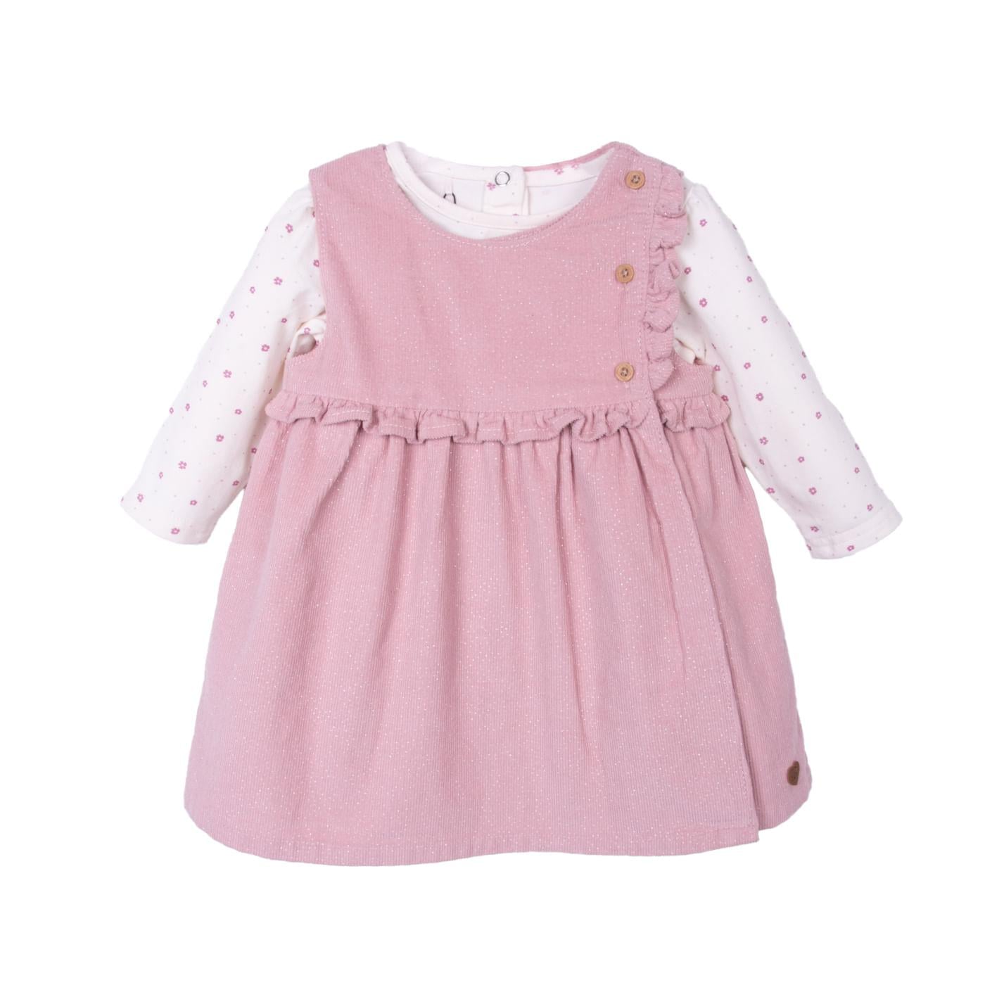 VESTIDO BEBÉ NIÑA TALLA 12M - 1