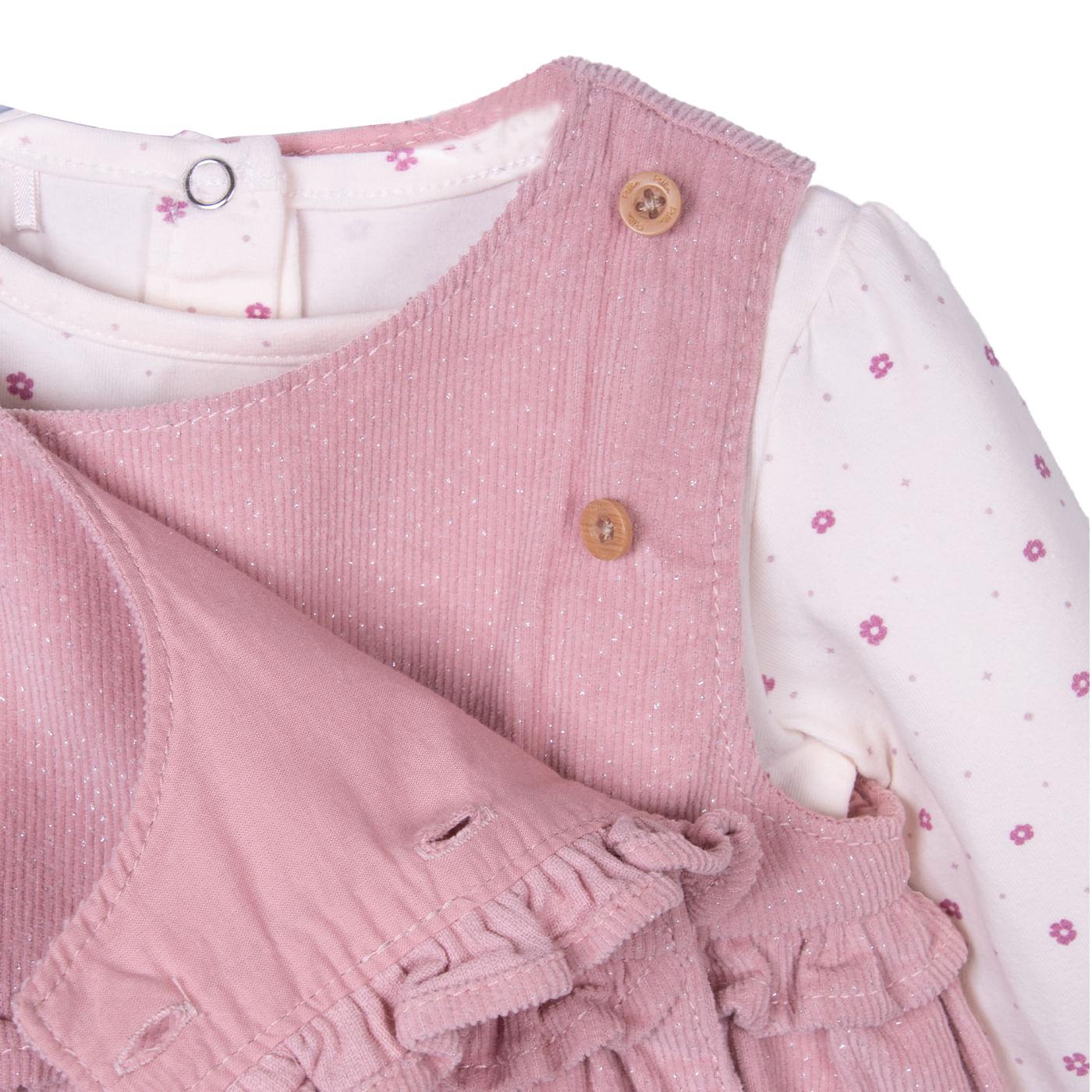 VESTIDO BEBÉ NIÑA TALLA 12M - 3
