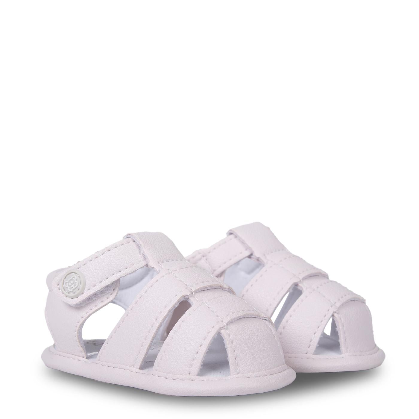 COVER SHOES RECIÉN NACIDO UNISEX COLOR BLANCO TALLA 3-6M - 1