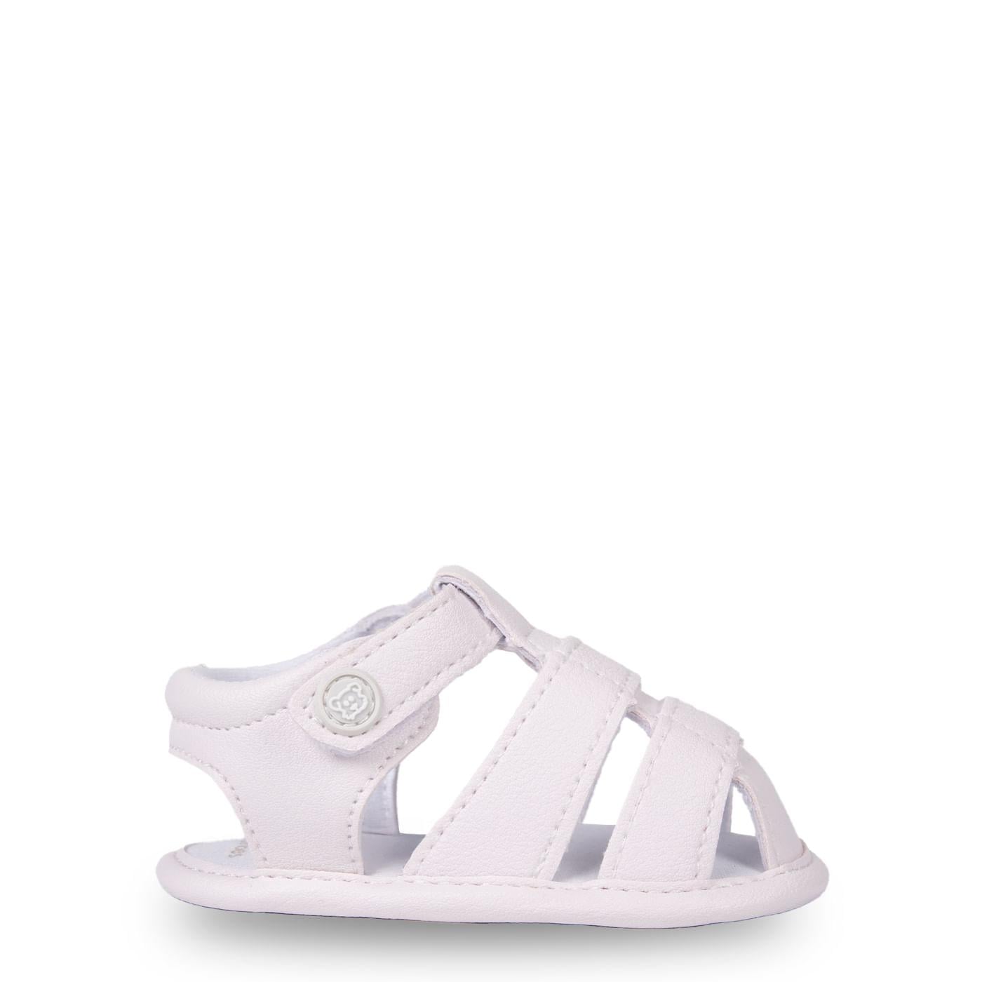 COVER SHOES RECIÉN NACIDO UNISEX COLOR BLANCO TALLA 3-6M - 2