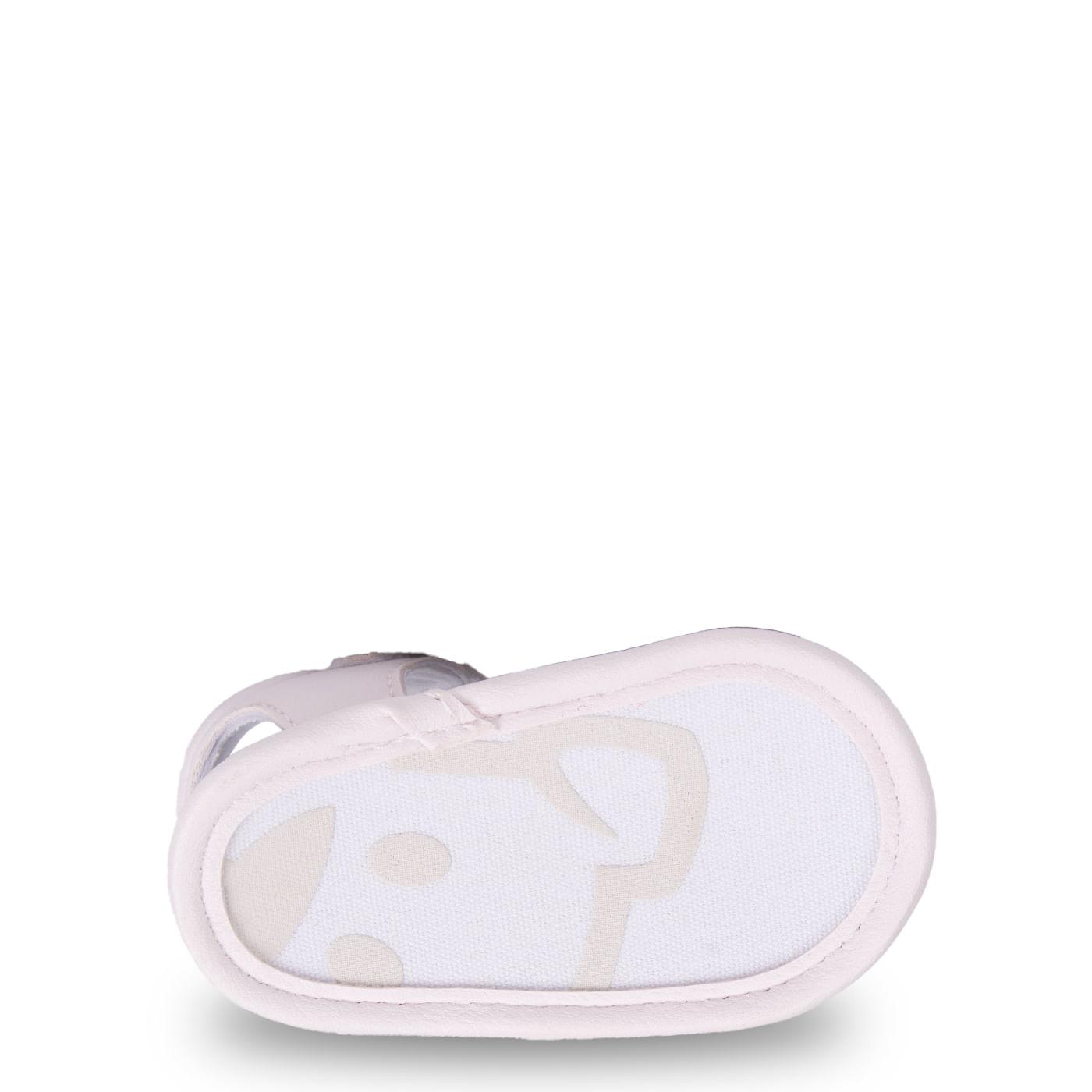 COVER SHOES RECIÉN NACIDO UNISEX COLOR BLANCO TALLA 3-6M - 3