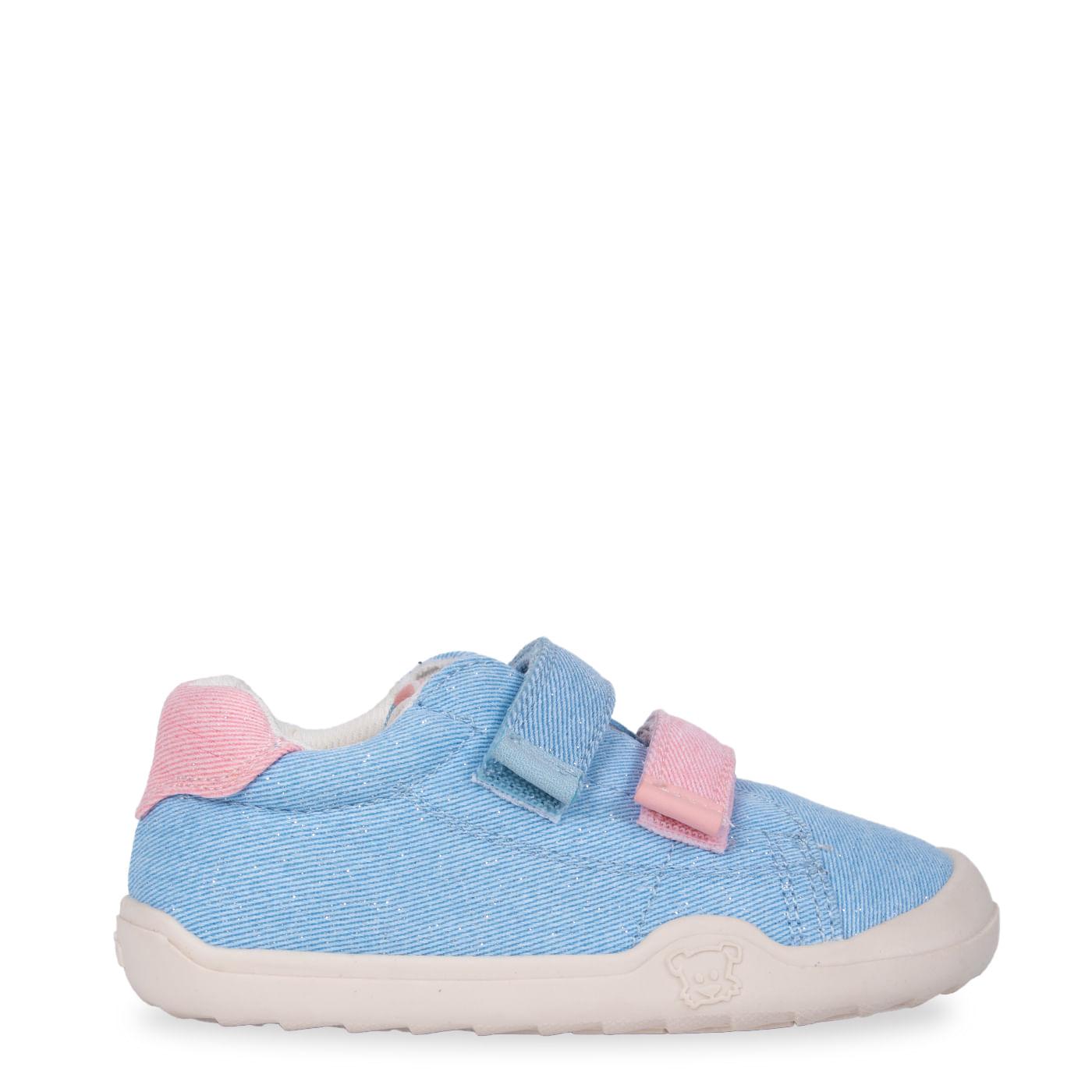 ZAPATILLAS BEBÉ NIÑA COLOR CELESTE TALLA 25 - 2
