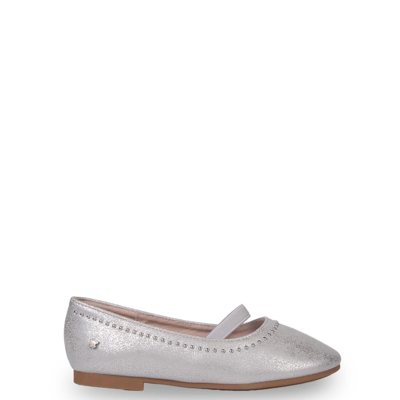BALLERINA NIÑA COLOR PLATEADO TALLA 28 - 2