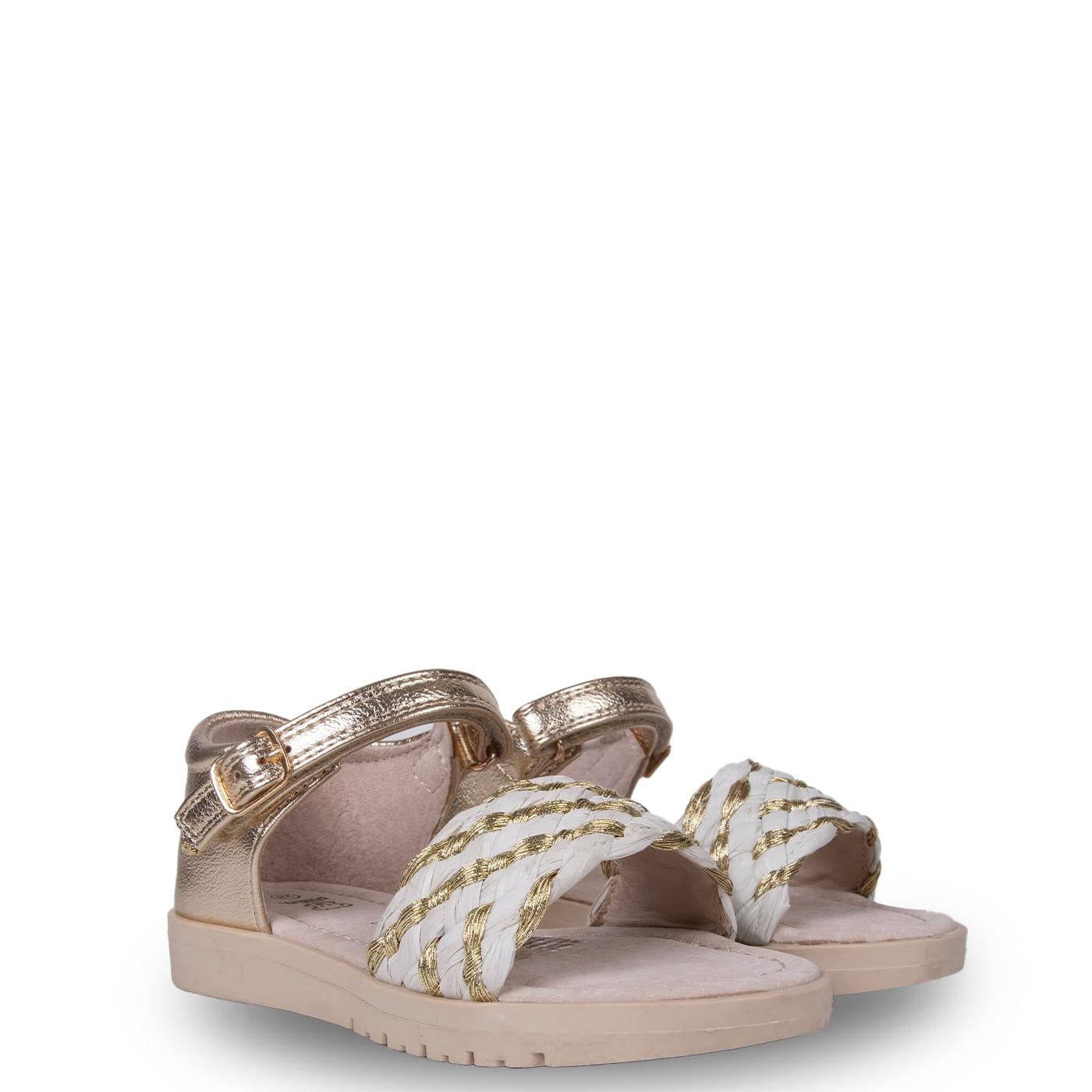 SANDALIAS NIÑA COLOR DORADO TALLA 29 - 2