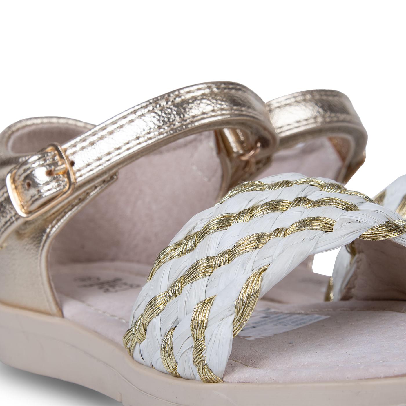 SANDALIAS NIÑA COLOR DORADO TALLA 29 - 5
