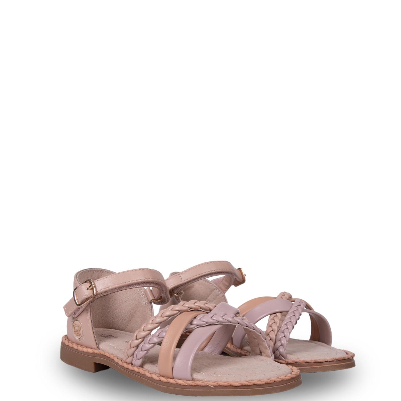 SANDALIAS NIÑA COLOR DAMASCO TALLA 33 - 2