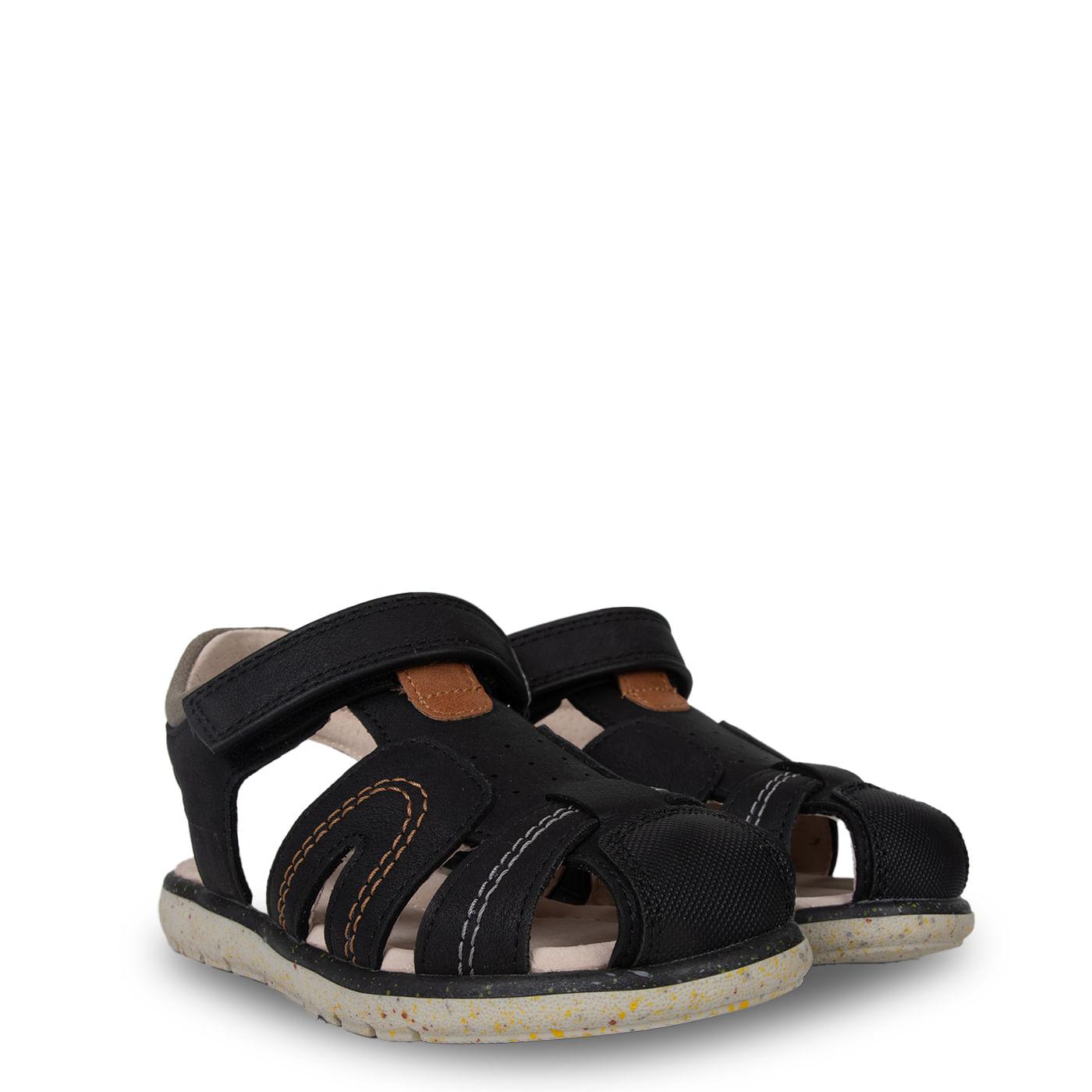 SANDALIAS NIÑO COLOR NEGRO TALLA 28 - 1