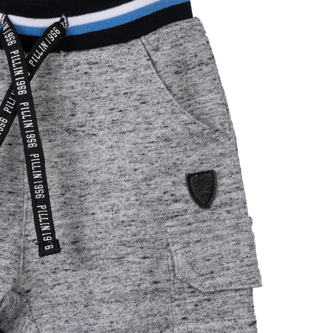 PANTALÓN BUZO BEBÉ NIÑO COLOR MELANGE TALLA 9M - 3