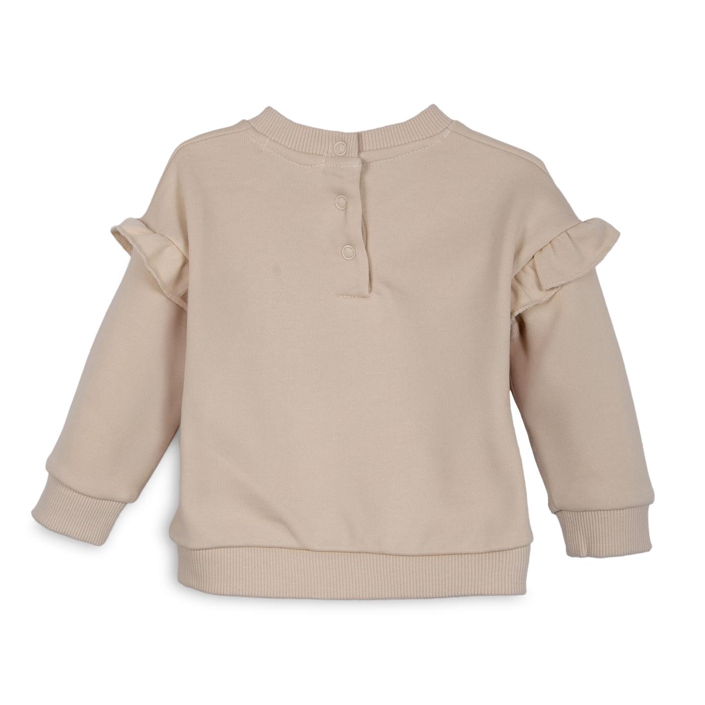 POLERA BEBÉ NIÑA COLOR ARENA TALLA 3 - 2