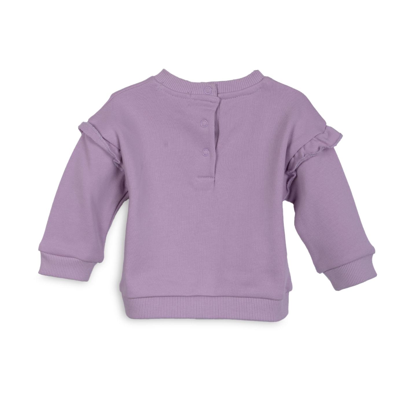 POLERA BEBÉ NIÑA COLOR LILA TALLA 3M - 2