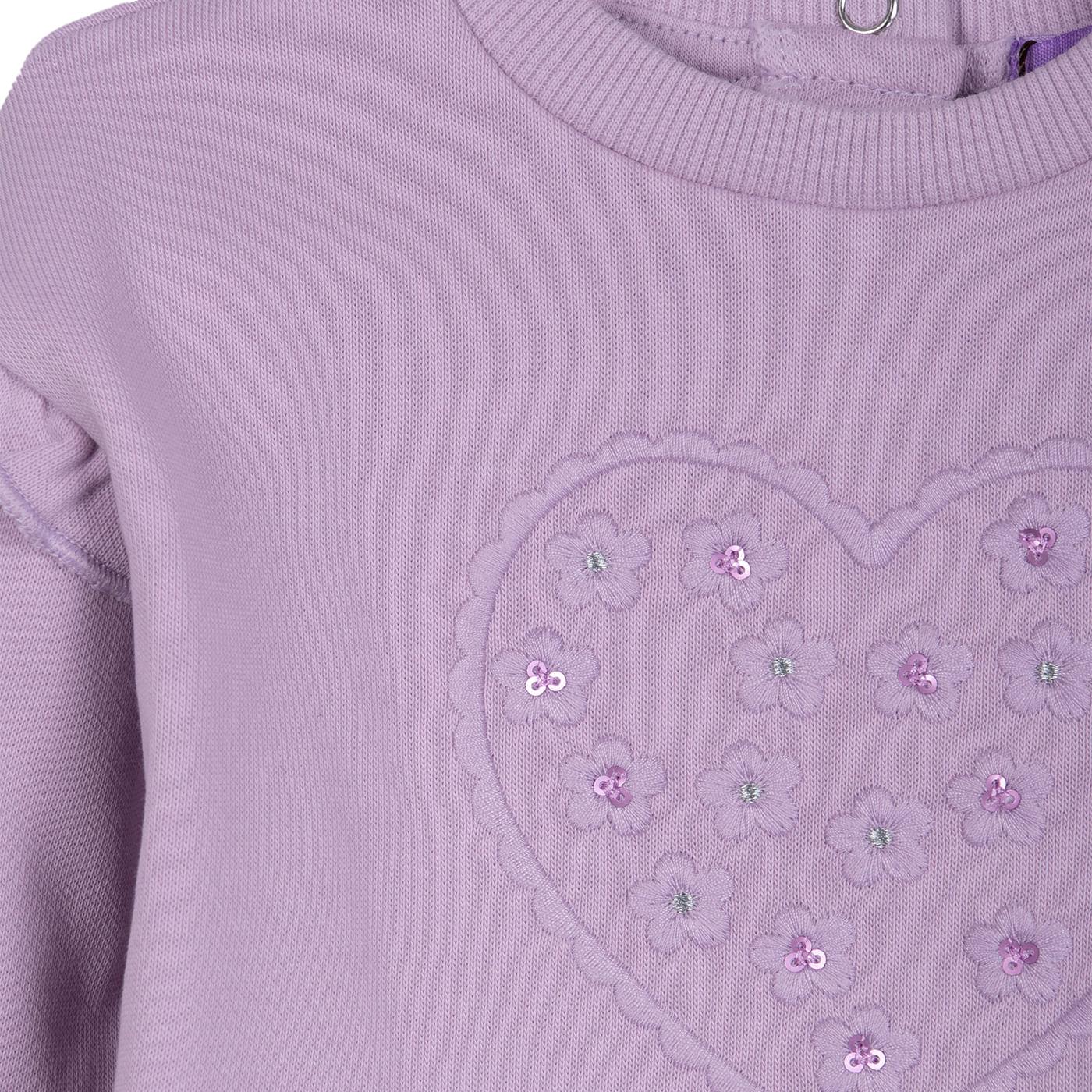 POLERA BEBÉ NIÑA COLOR LILA TALLA 3M - 4