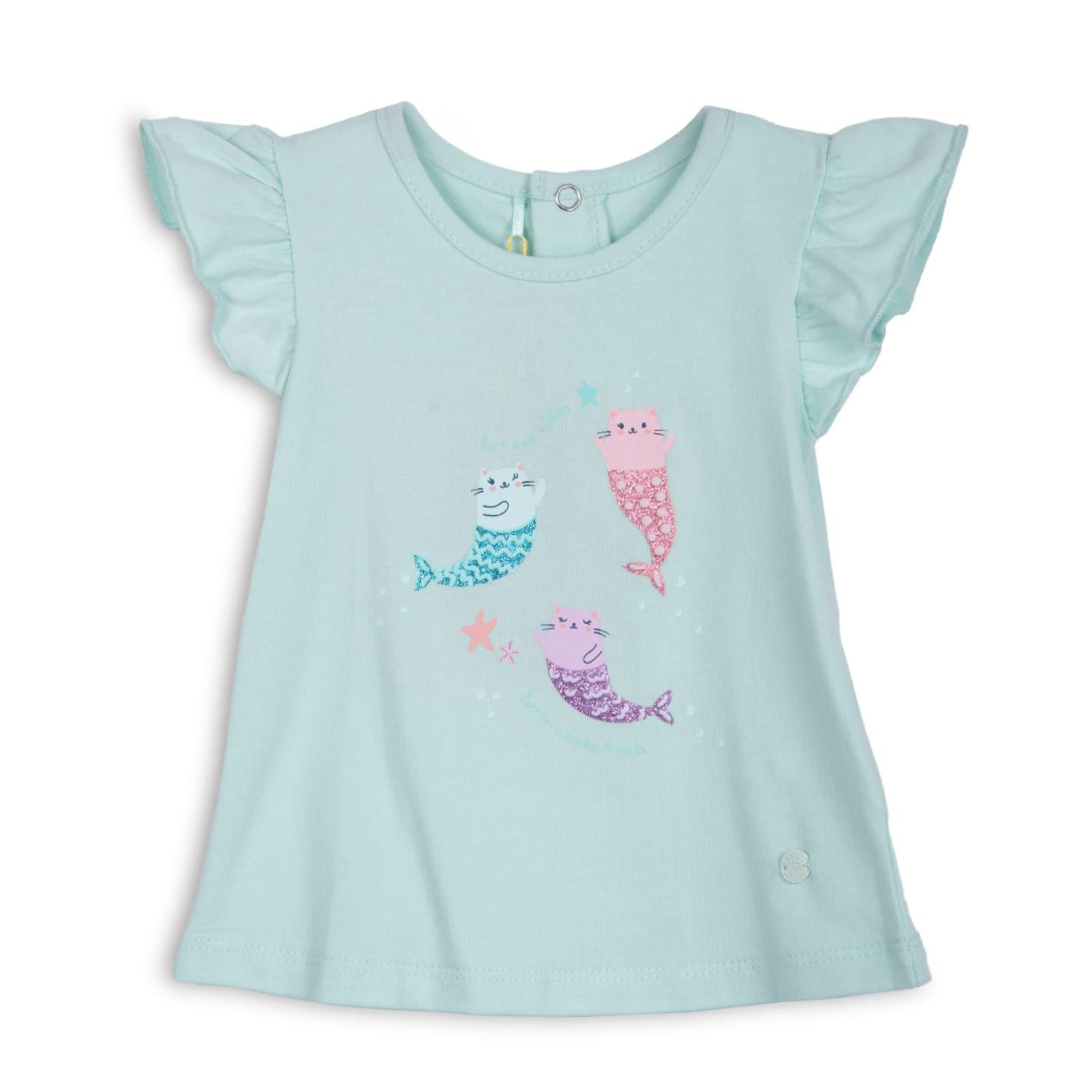 POLO BEBÉ NIÑA COLOR MENTA TALLA 24M - 1