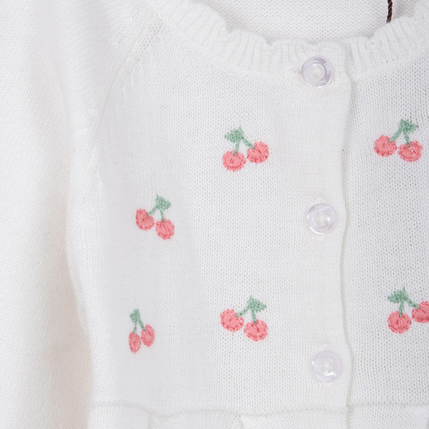 CHOMPA BEBÉ NIÑA COLOR BLANCO TALLA 18M - 3