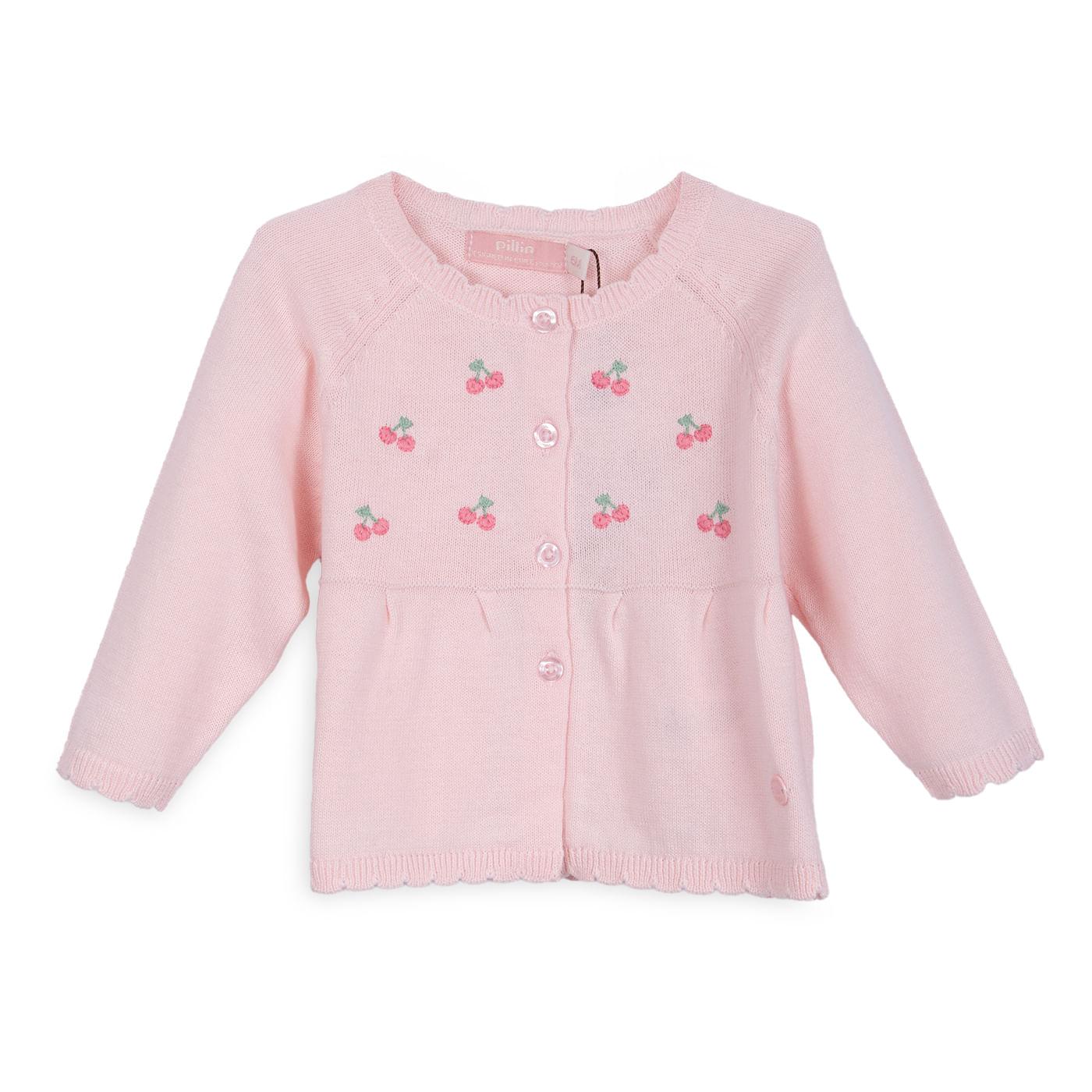CHOMPA BEBÉ NIÑA COLOR ROSADO TALLA 4 - 1