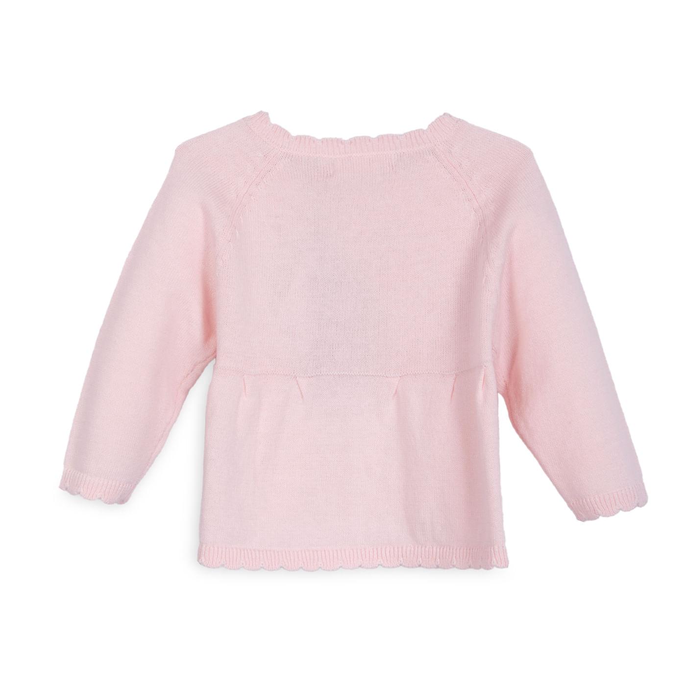 CHOMPA BEBÉ NIÑA COLOR ROSADO TALLA 4 - 2