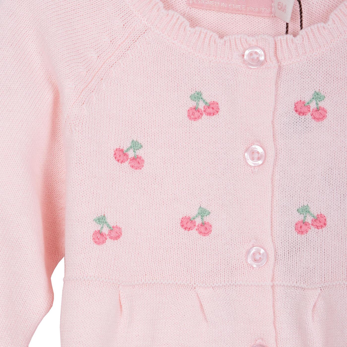 CHOMPA BEBÉ NIÑA COLOR ROSADO TALLA 4 - 3