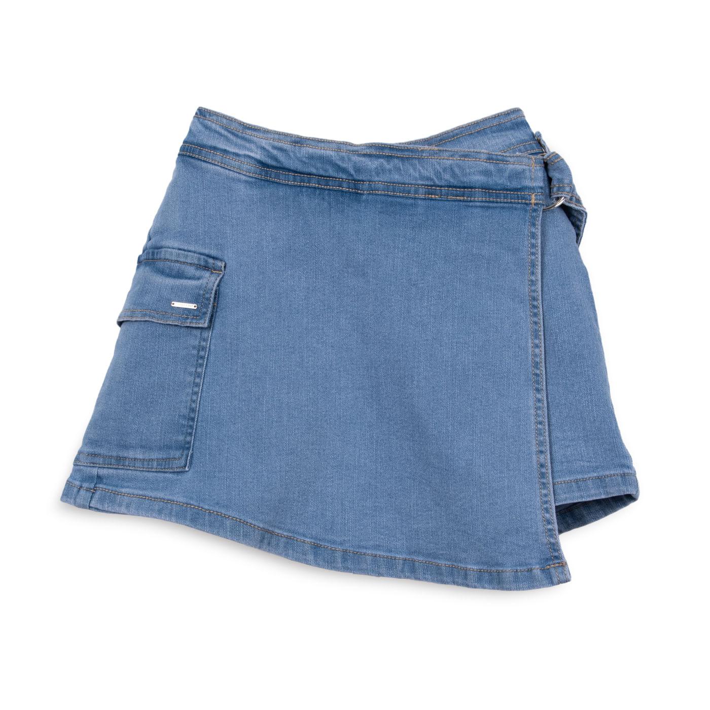 FALDA NIÑA COLOR AZUL TALLA 16 - 1