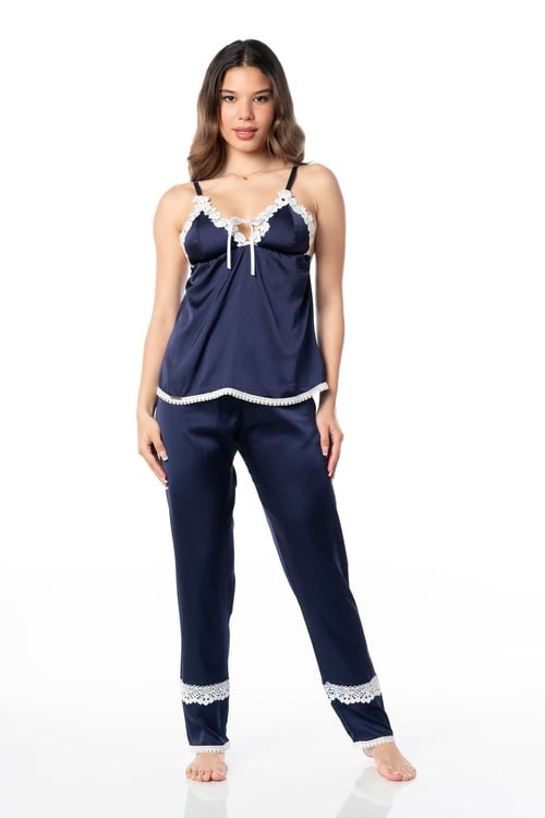 VELA WHITE PIJAMA DAMA VALERIA - 1